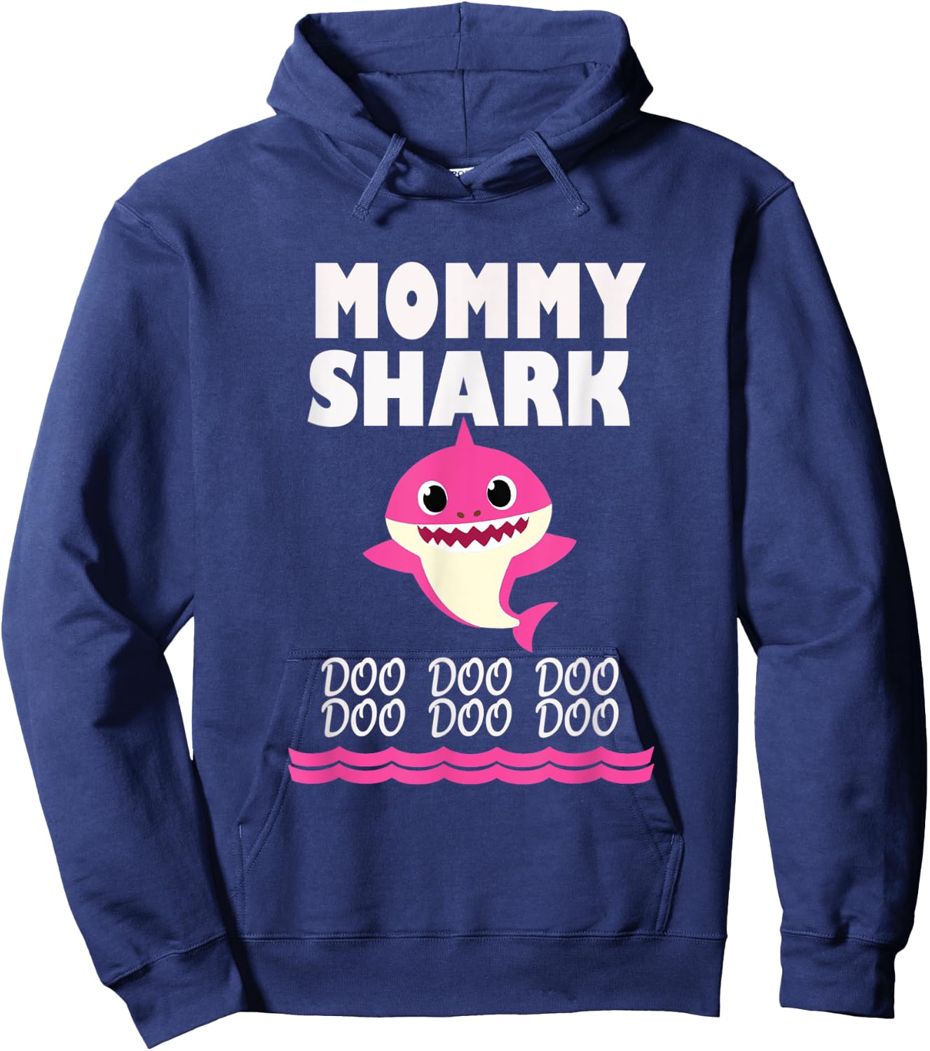 Funny Mommy shark Gift mother Hoodie - Hoodie | Navy
