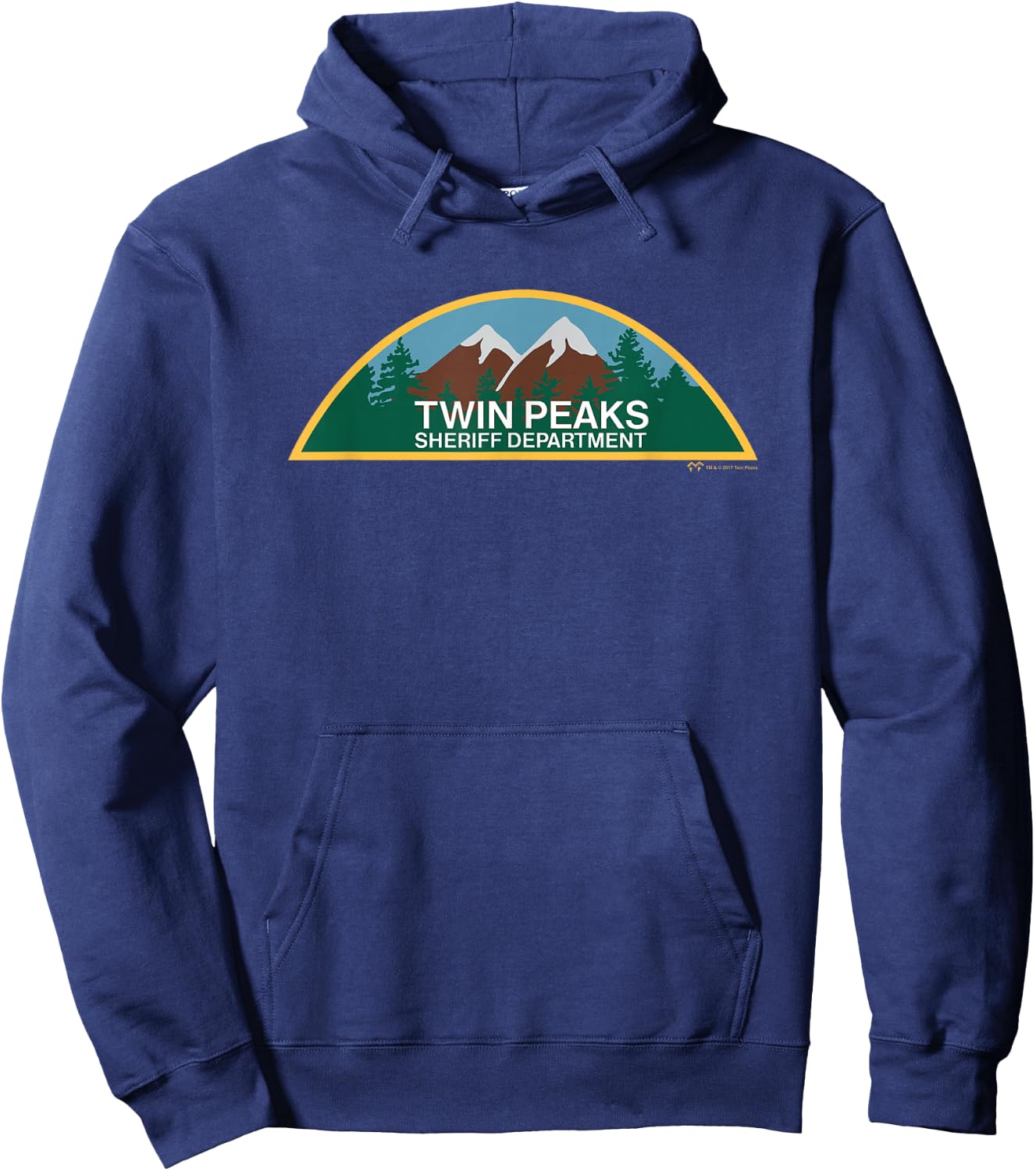 Twin Peaks Sheriff Department , black Hoodie - Hoodie | Navy