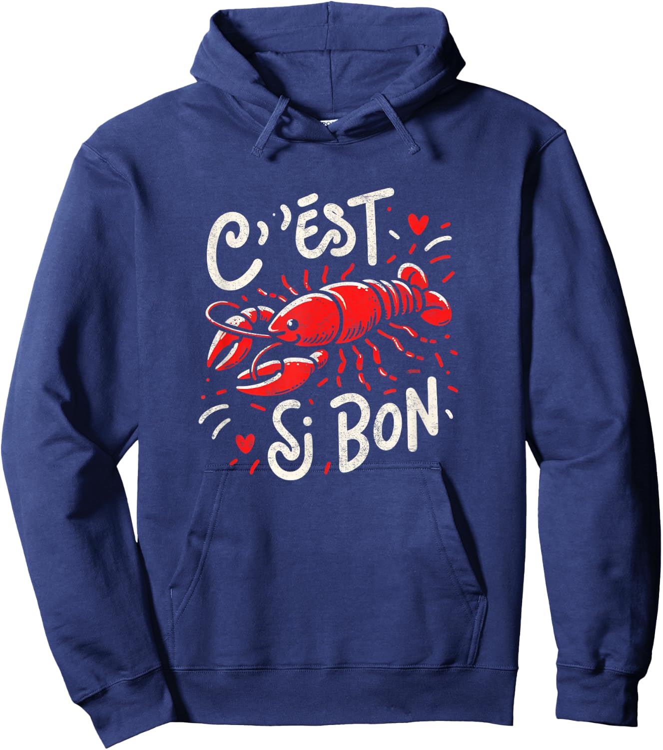 Cute Crawfish Boil Party C'est Si Bon Southern Cajun Fest Hoodie - Hoodie | Navy