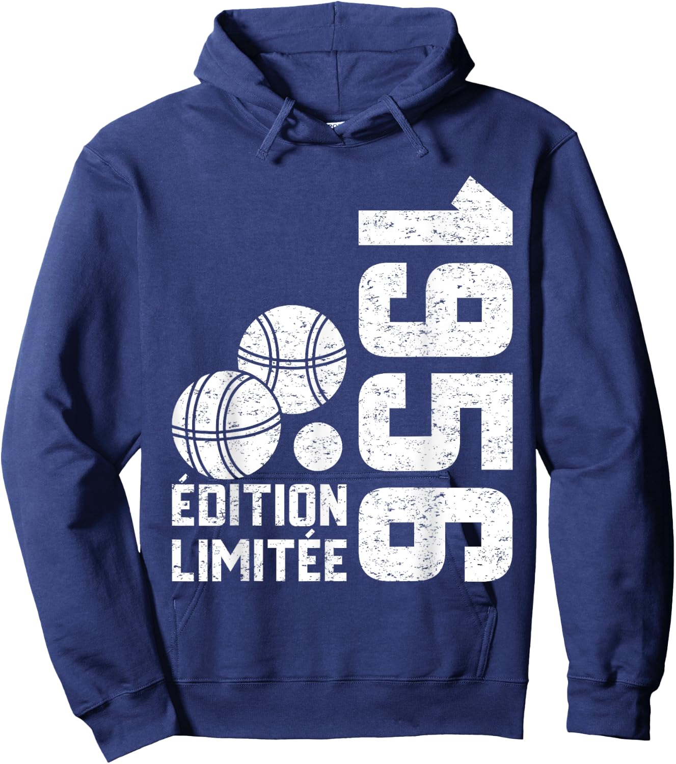 68th Anniversary Vintage 1956 Limited Edition Petanque Hoodie - Hoodie | Navy