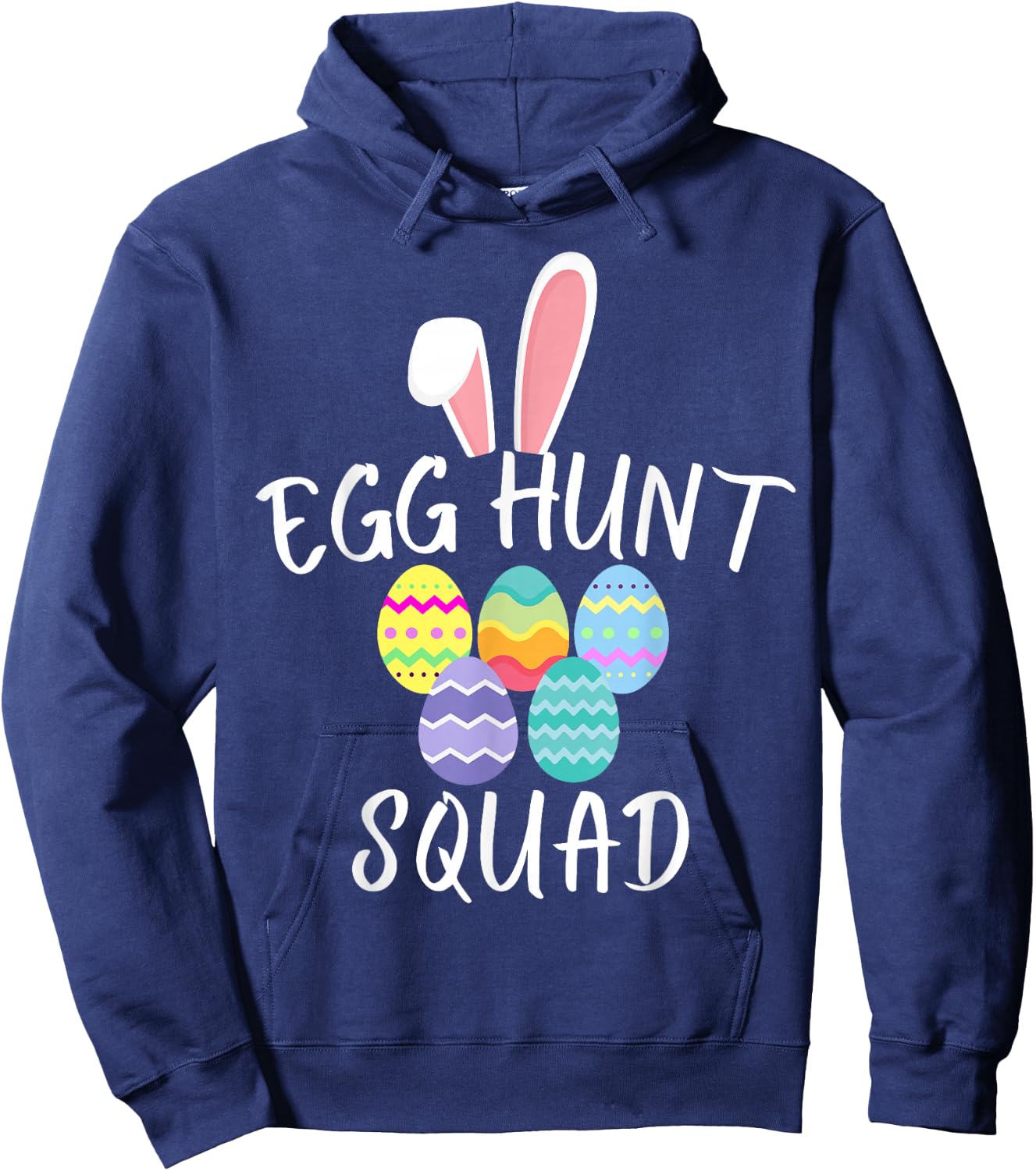 Egg Hunt Squad 2024 Funny Easter Day 2024 Egg Hunt Hunter Hoodie - Hoodie | Navy