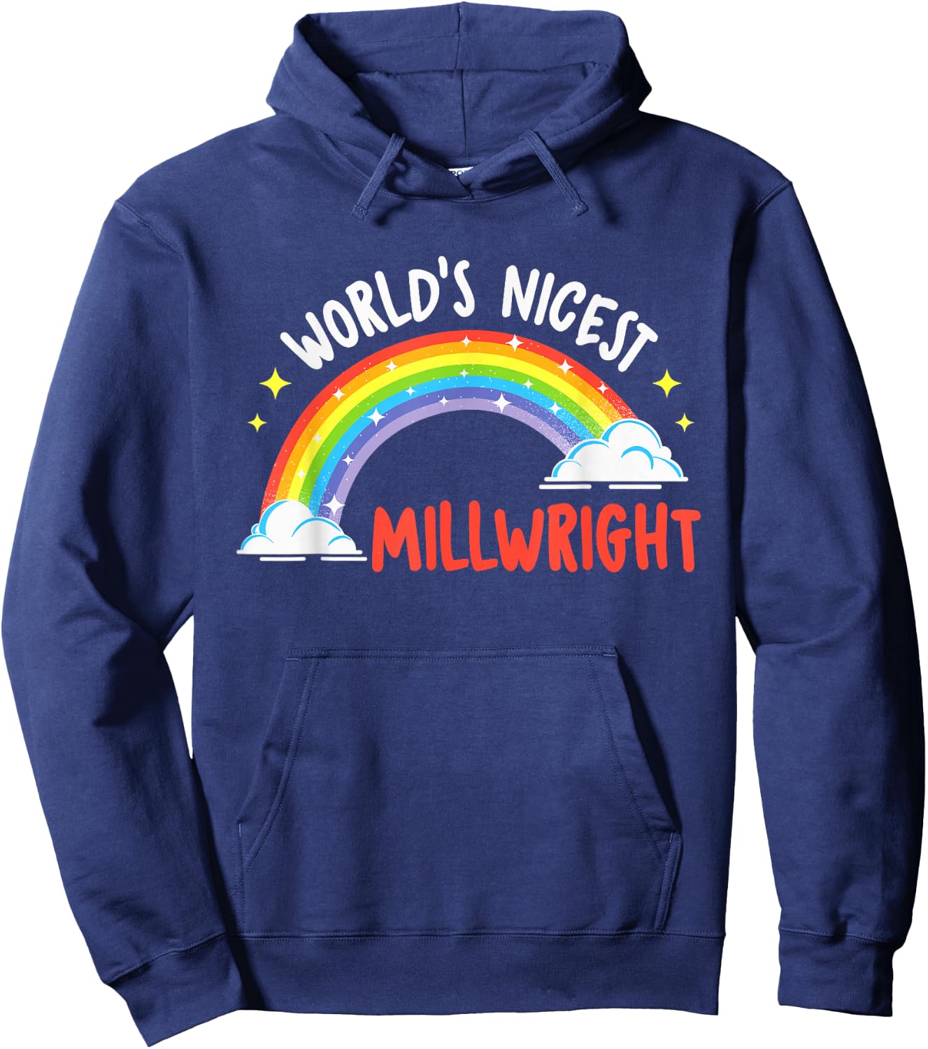 World's Nicest Millwright - Machinery Machinist Metal Worker Hoodie - Hoodie | Navy