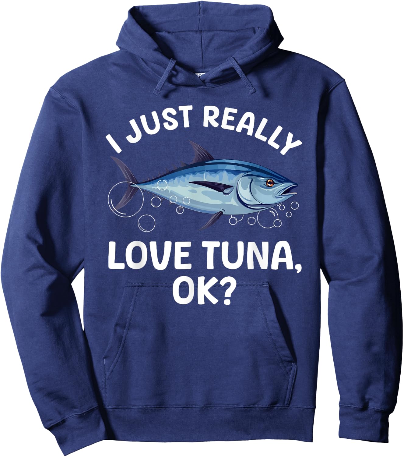 Cool Tuna Fishing Art Women Deep Sea Tuna Fishing Hoodie - Hoodie | Navy