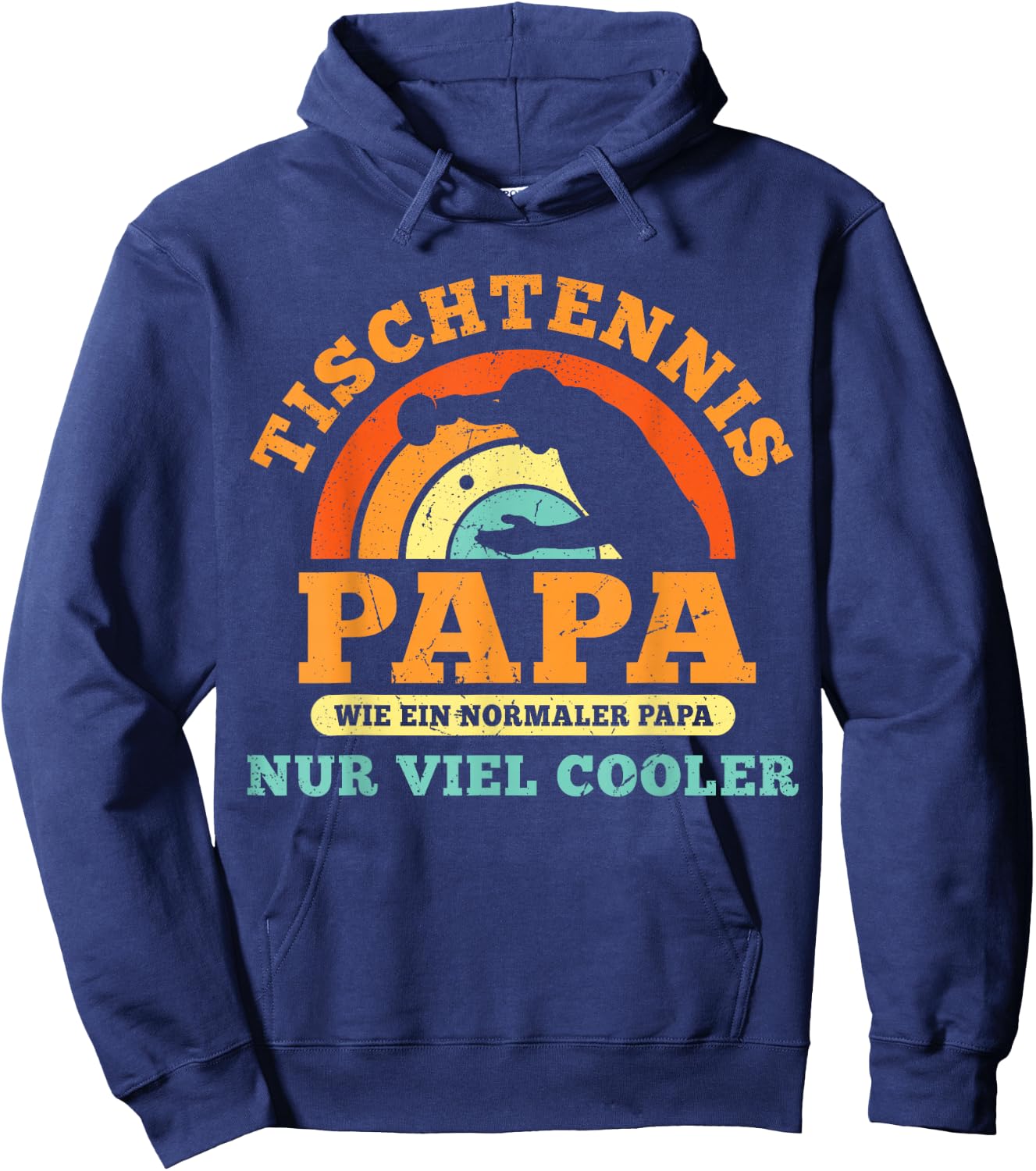 Tischtennis Papa - Nur Cooler Vater Tischtennisspieler Hoodie - Hoodie | Navy