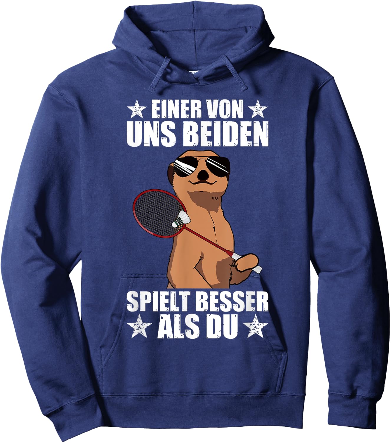 One of Us Badminton Player Shuttlecock Badminton Hoodie - Hoodie | Navy