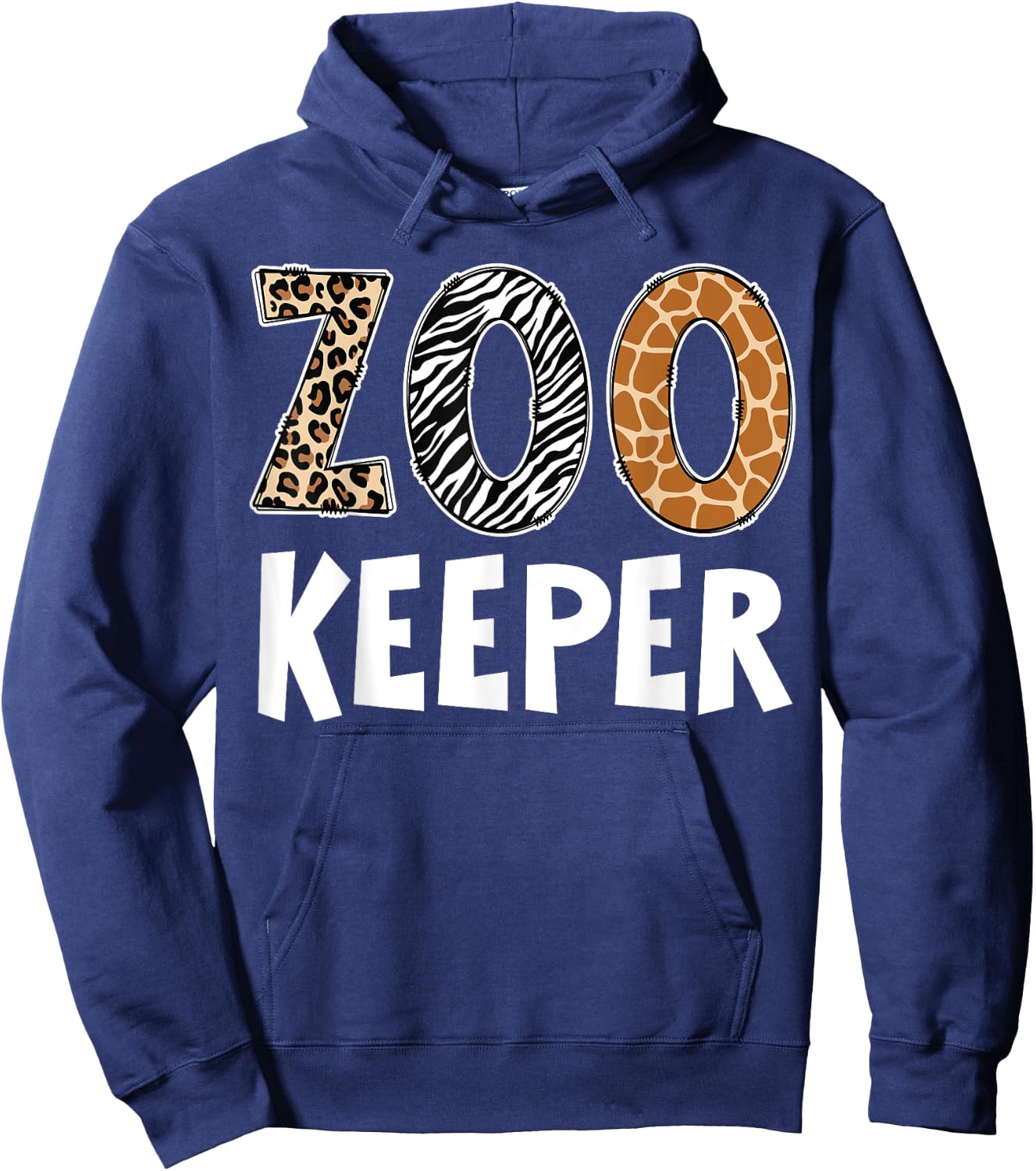 Zookeeper Zoo Keeper Costume Adult Animals Wildlife Safari Hoodie - Hoodie | Navy