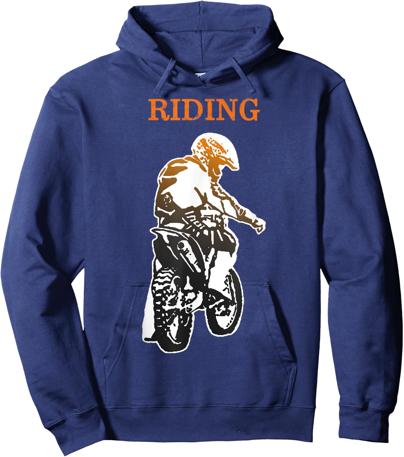 Father Son Matching Riding Buddies Dirt Bike Dad Motocross Hoodie - Hoodie | Navy