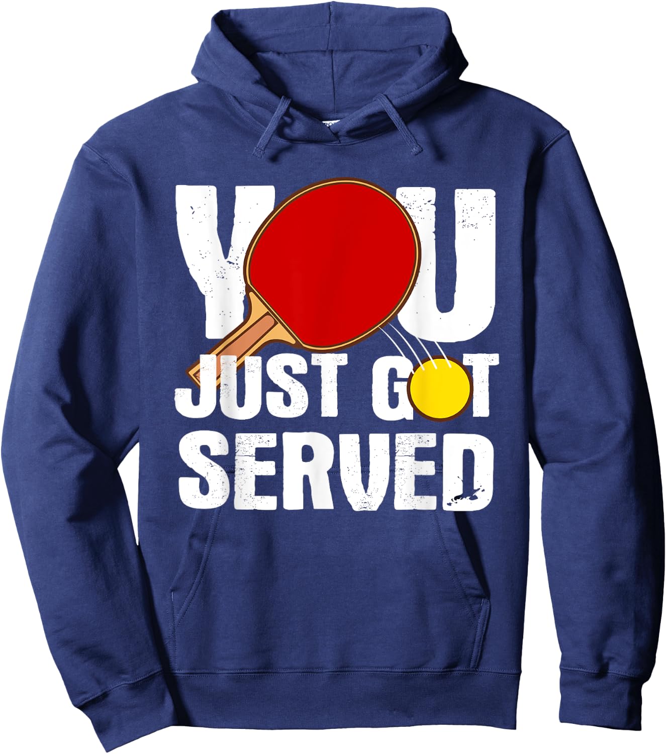 Funny Table Tennis Design Women Ping Pong Players Hoodie - Hoodie | Navy