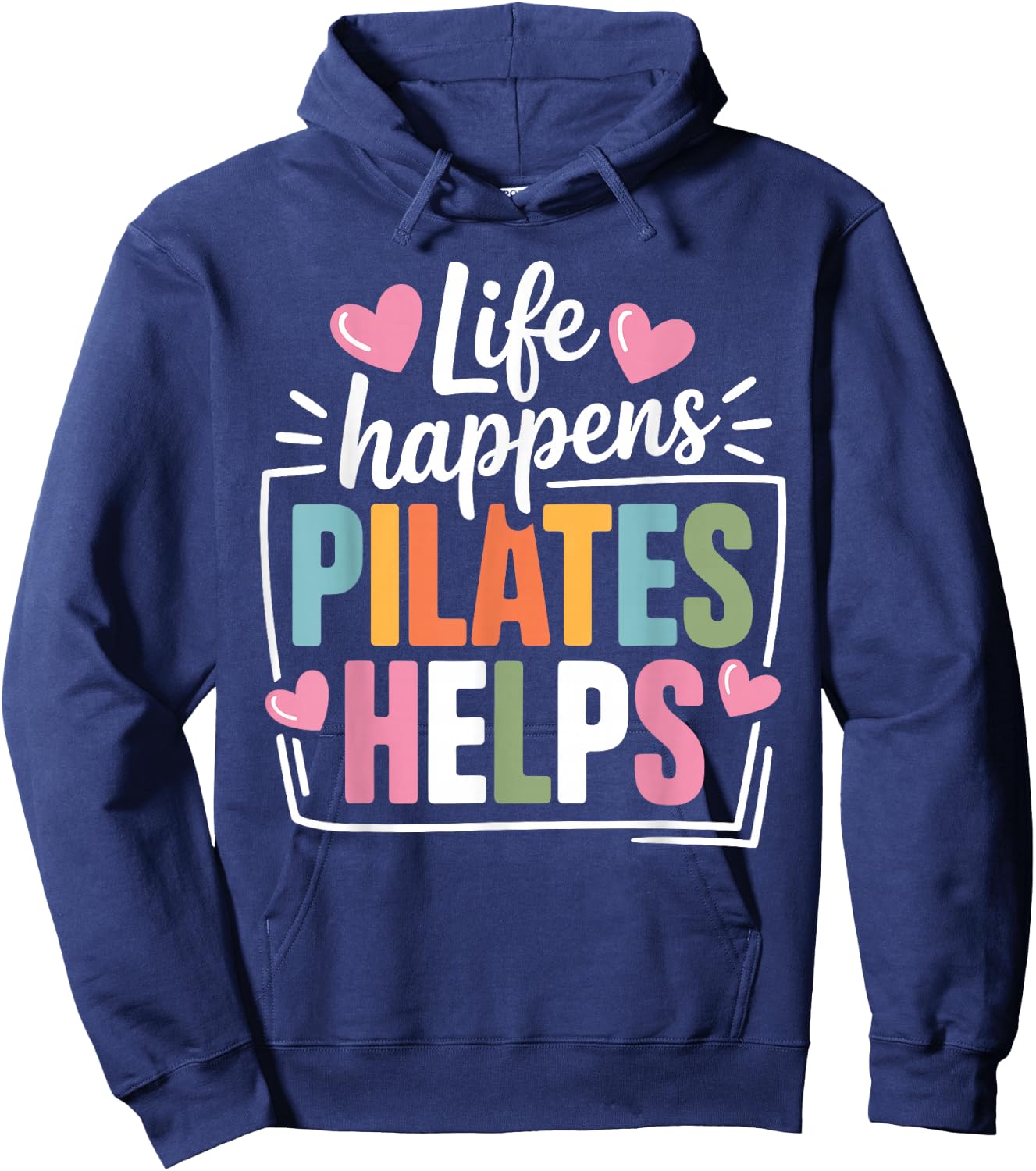Pilates Art Women Pilates Instructor Pilates Lover Hoodie - Hoodie | Navy