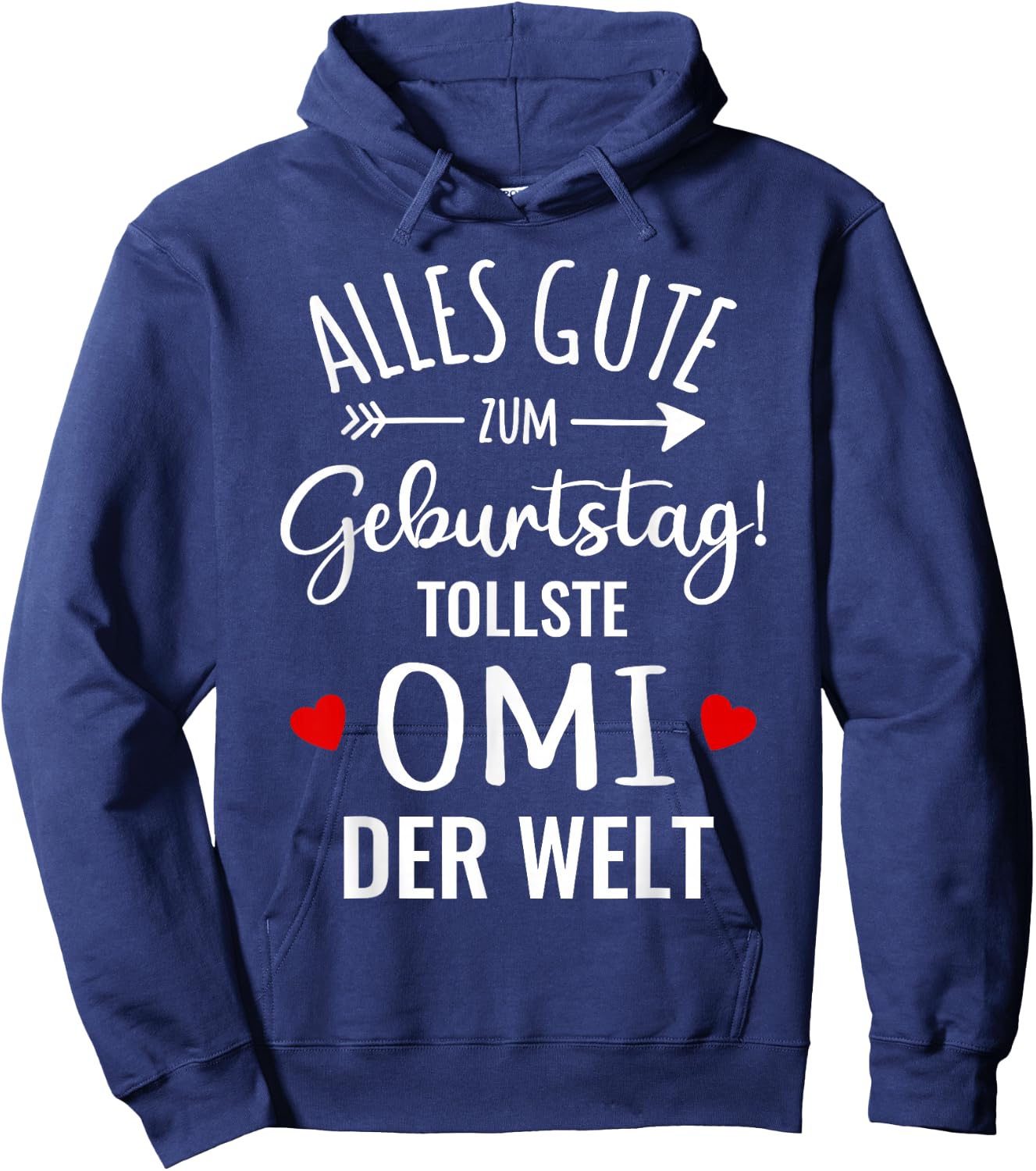 Beste Oma Alles Gute Zum Geburtstag tollste Omi Grandkel , black, s Hoodie - Hoodie | Navy