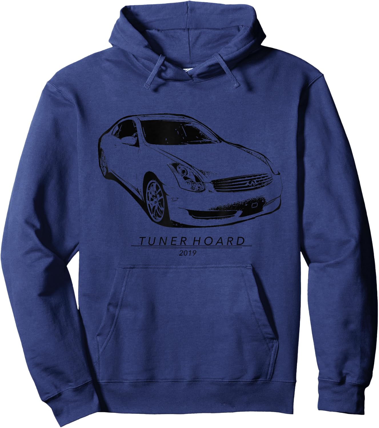 G35 JDM Drift Car Fast 350GT Track & Street Race 350 Hoodie - Hoodie | Navy