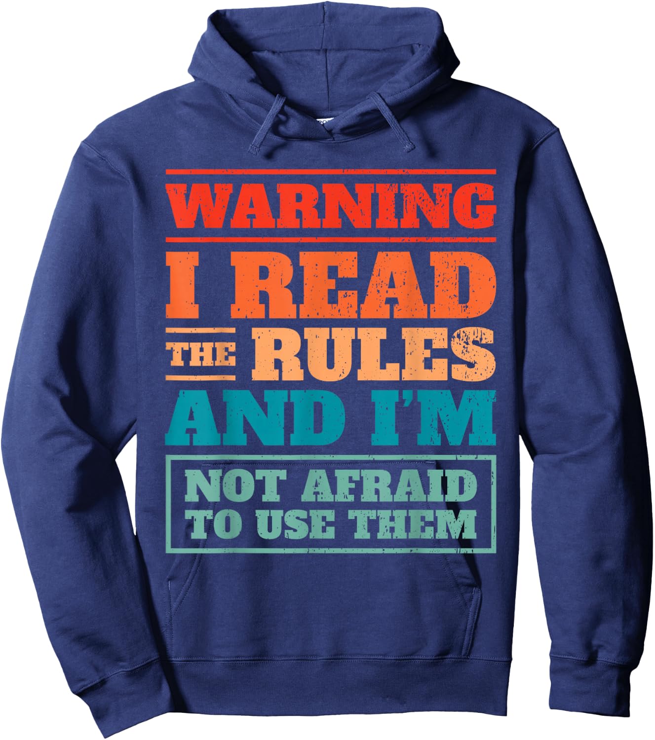Game Night Fun I Read The Rules I Game Night Host Hoodie - Hoodie | Navy