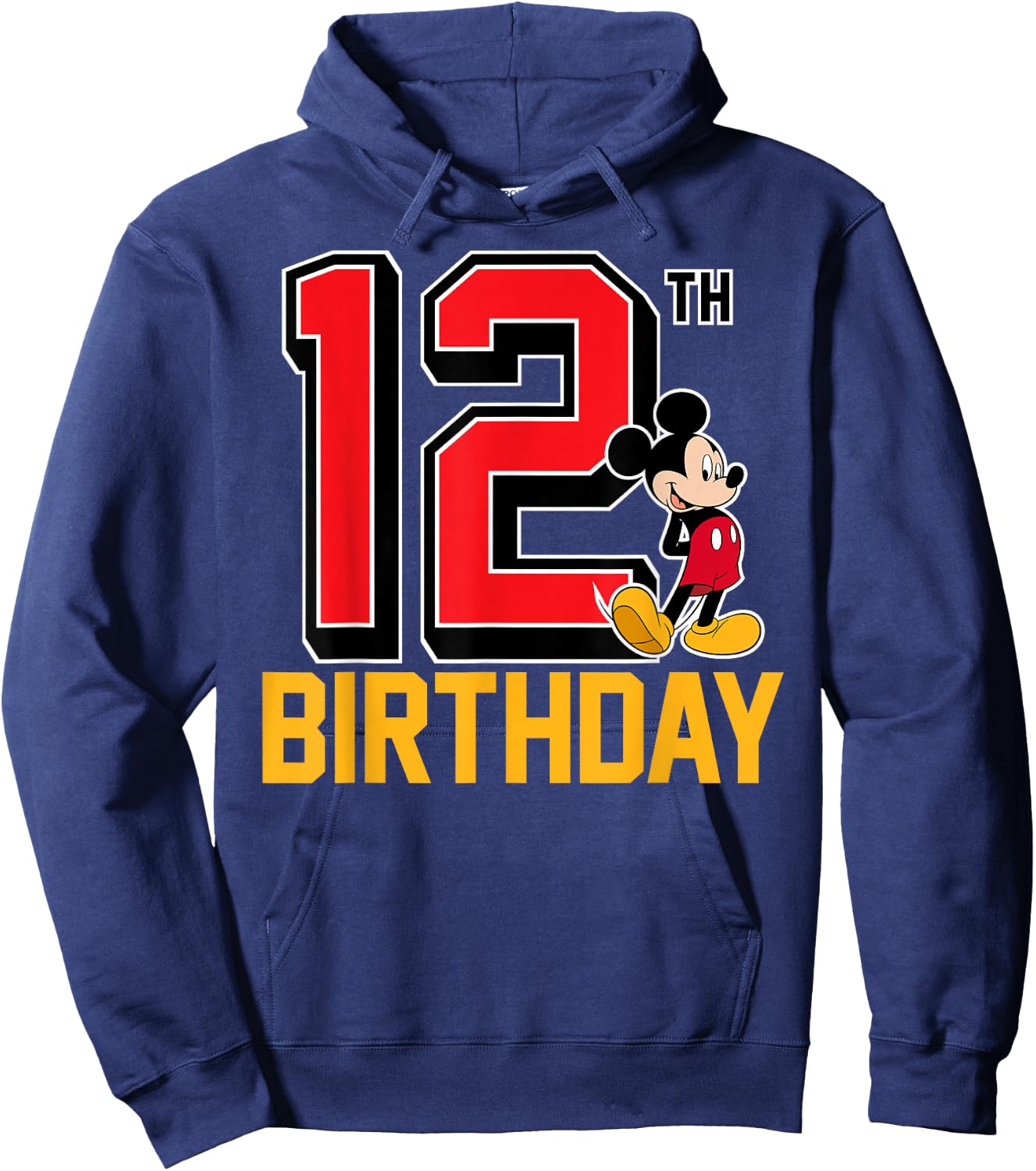 Disney - Mickey Mouse 12th Birthday Hoodie - Hoodie | Navy