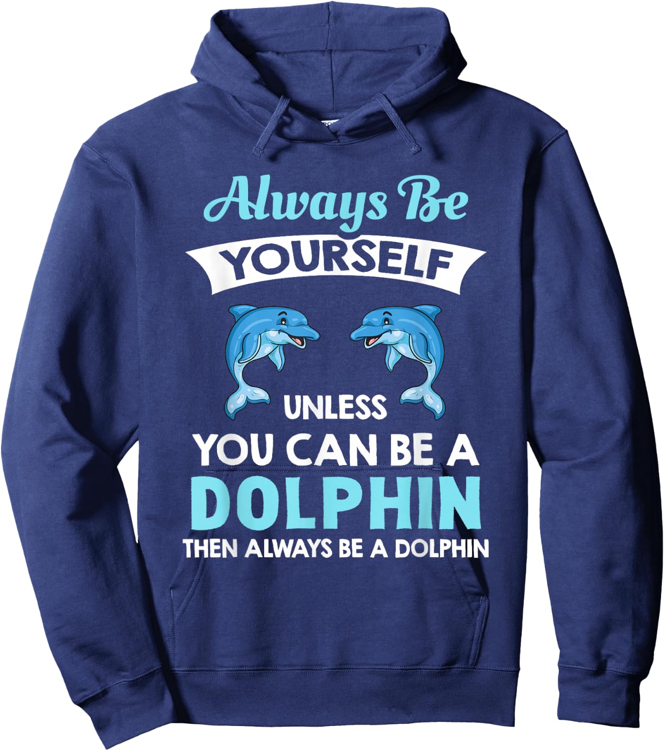 Dolphin Shirt for Children Boys Hoodie - Hoodie | Navy