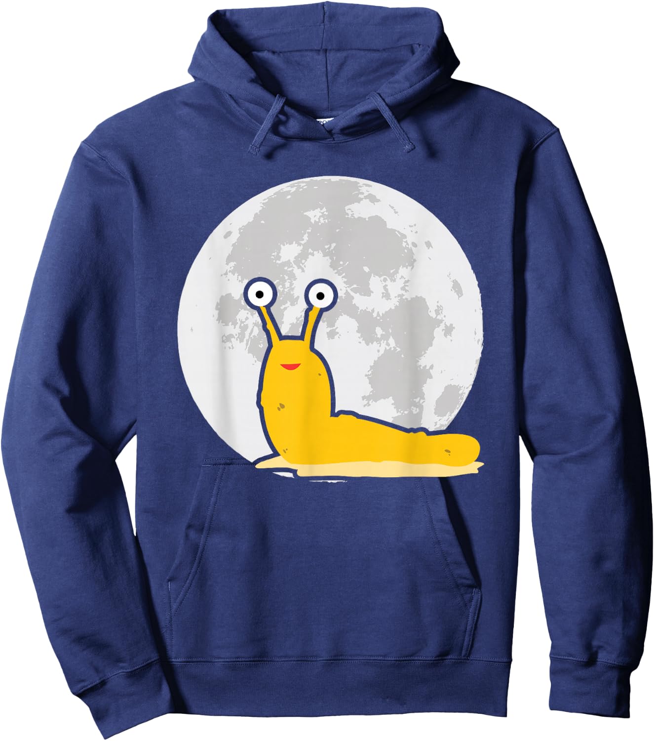 Moon Banana Slug Malacology Hoodie - Hoodie | Navy