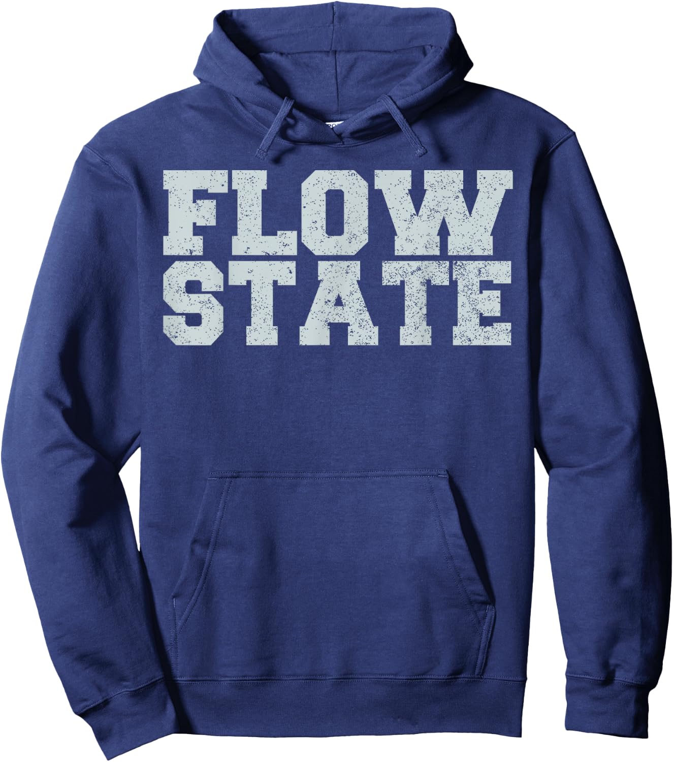 Flow State - Vintage Distressed Flow State Shirt Hoodie - Hoodie | Navy