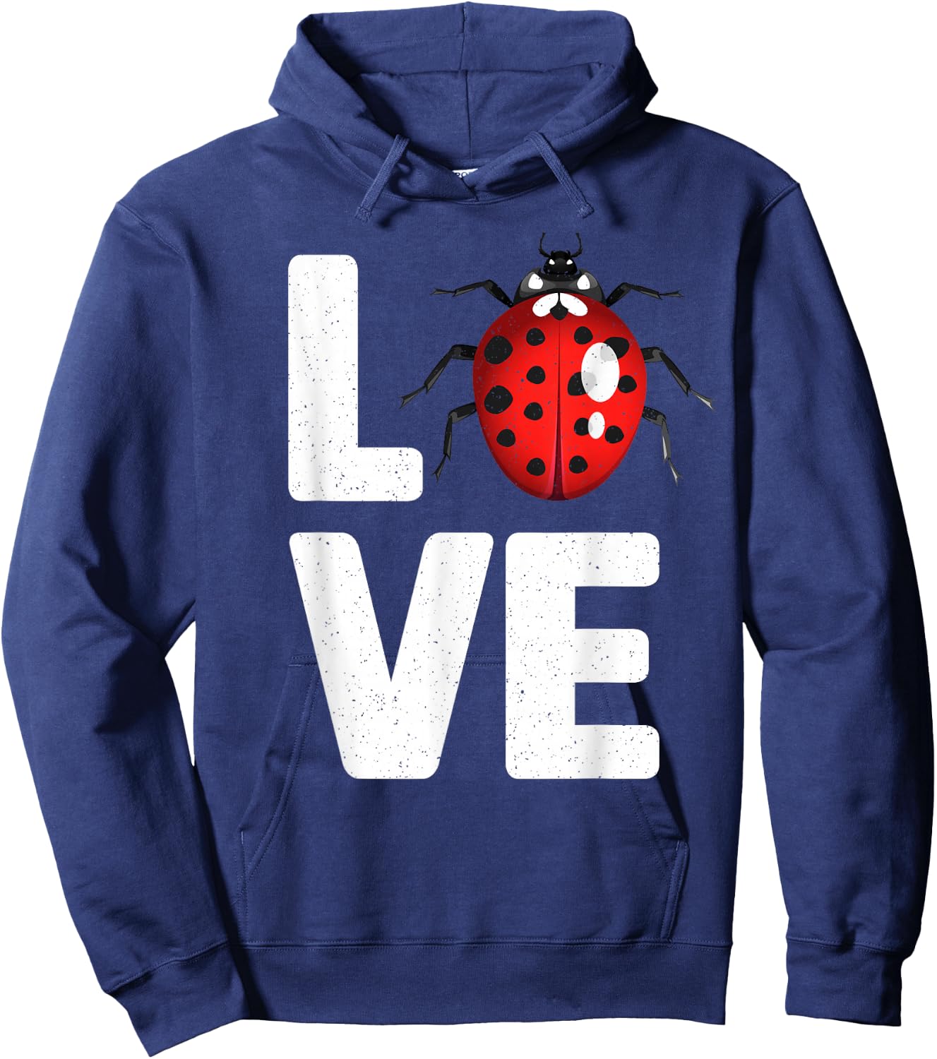 Cute Ladybug Art Women Kids Insect Bug Ladybug Lover Hoodie - Hoodie | Navy