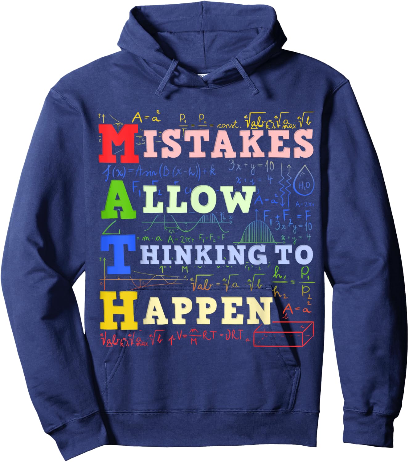 Math Teacher Math Student Mathematics Men Women Girls Kids Hoodie - Hoodie | Navy