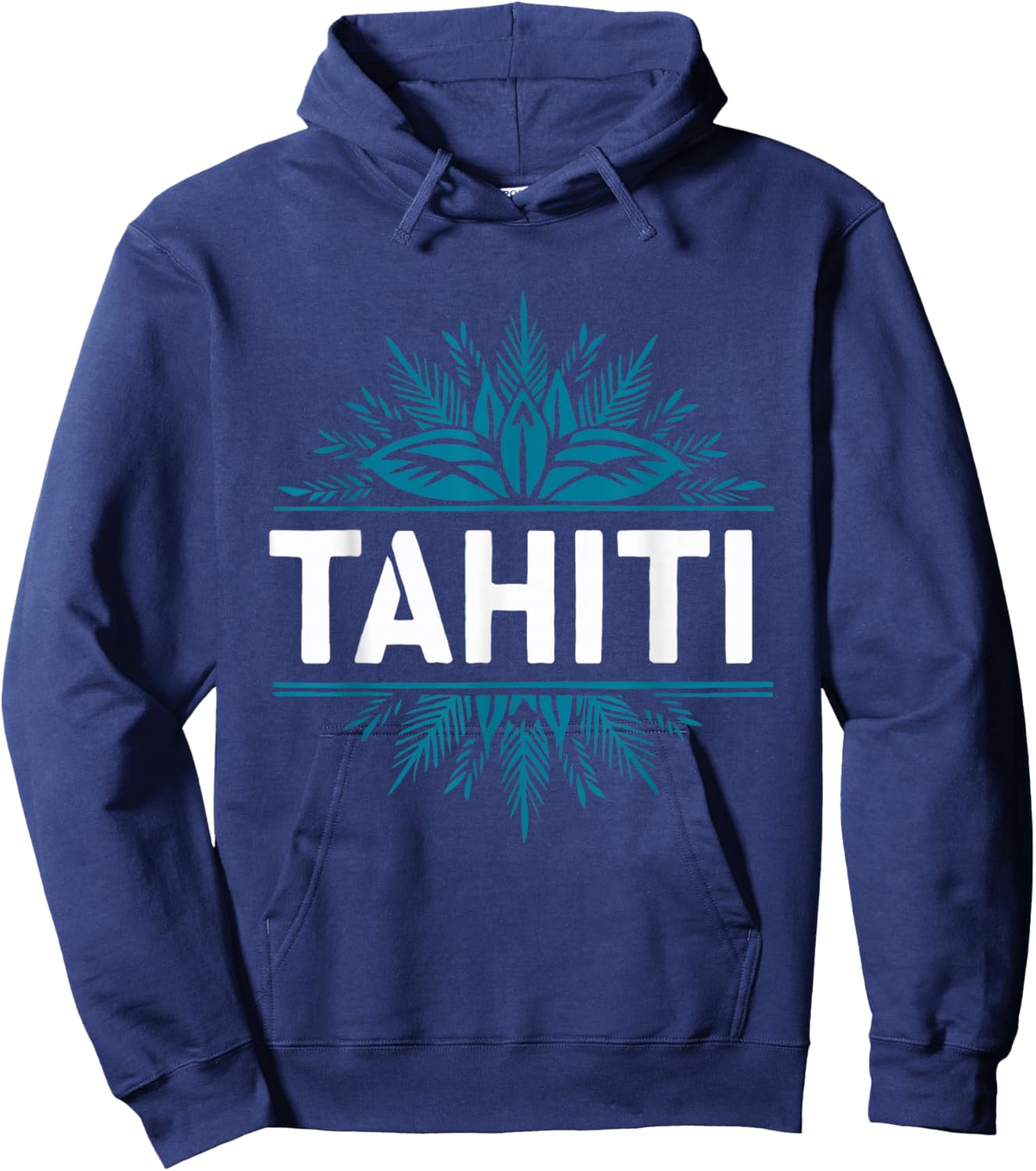 Tahiti French Polynesia , Black, S Hoodie - Hoodie | Navy