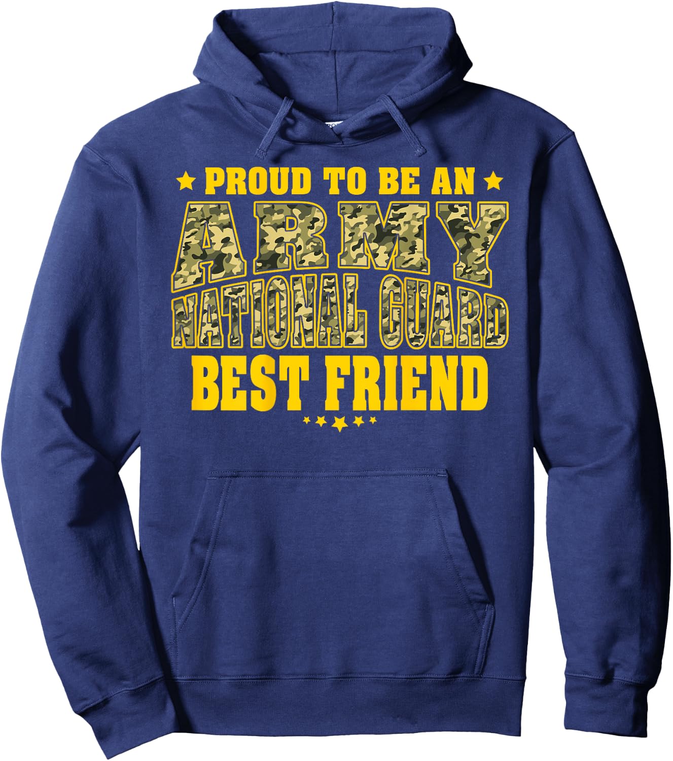 Proud To Be An Army National Guard Friend - Military Buddy Hoodie - Hoodie | Navy