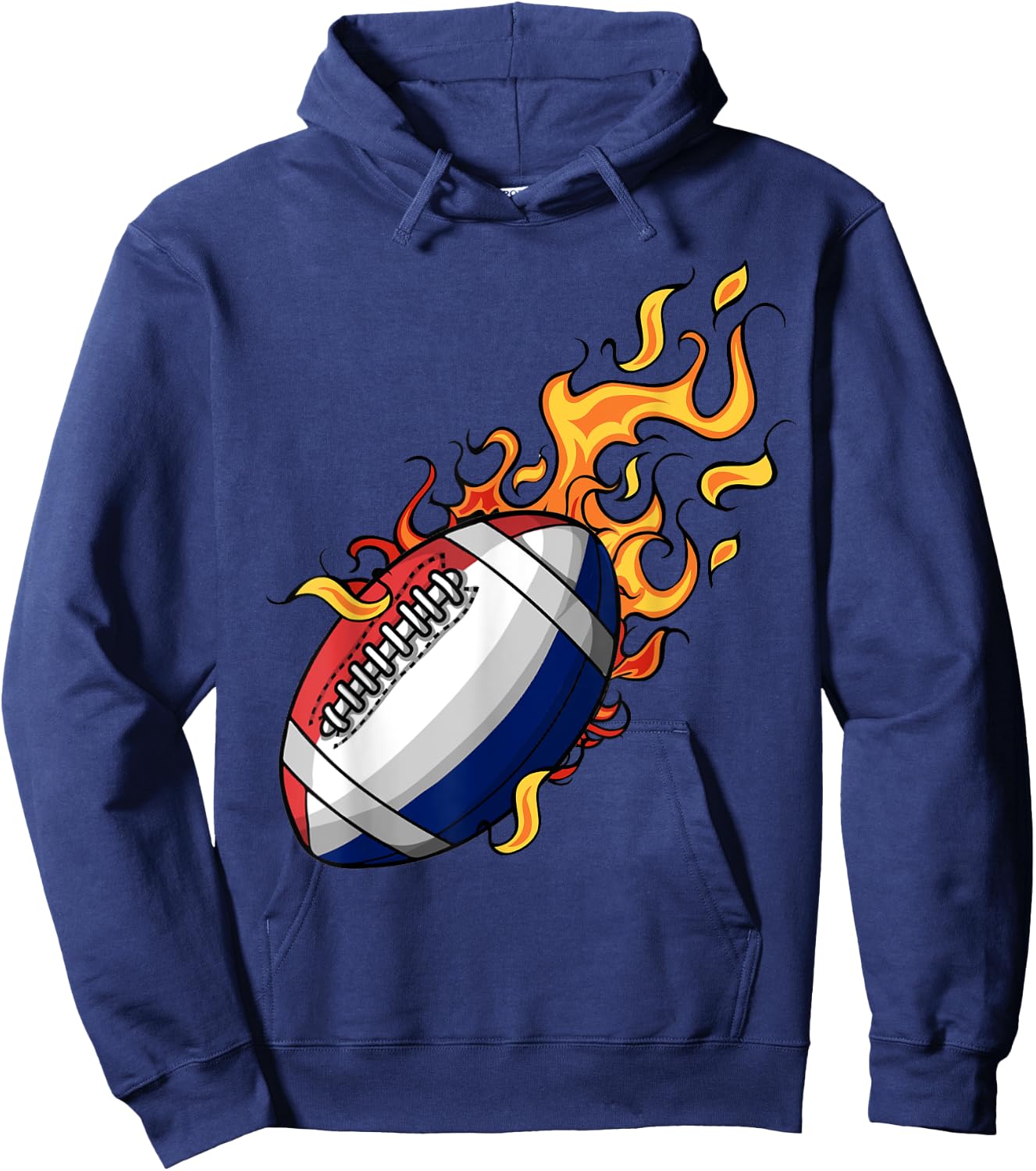 Men's Men's Women's Rugby Player Shirt, Black, S Hoodie - Hoodie | Navy