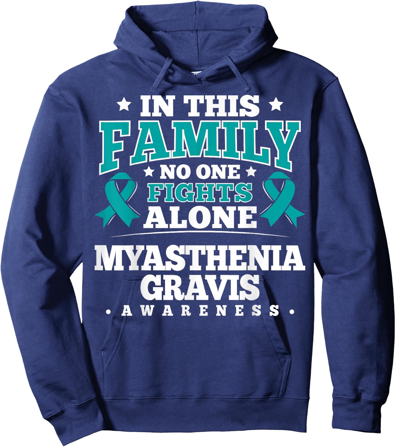 Myasthenia Gravis Awareness - Gift MG Patients Hoodie - Hoodie | Navy