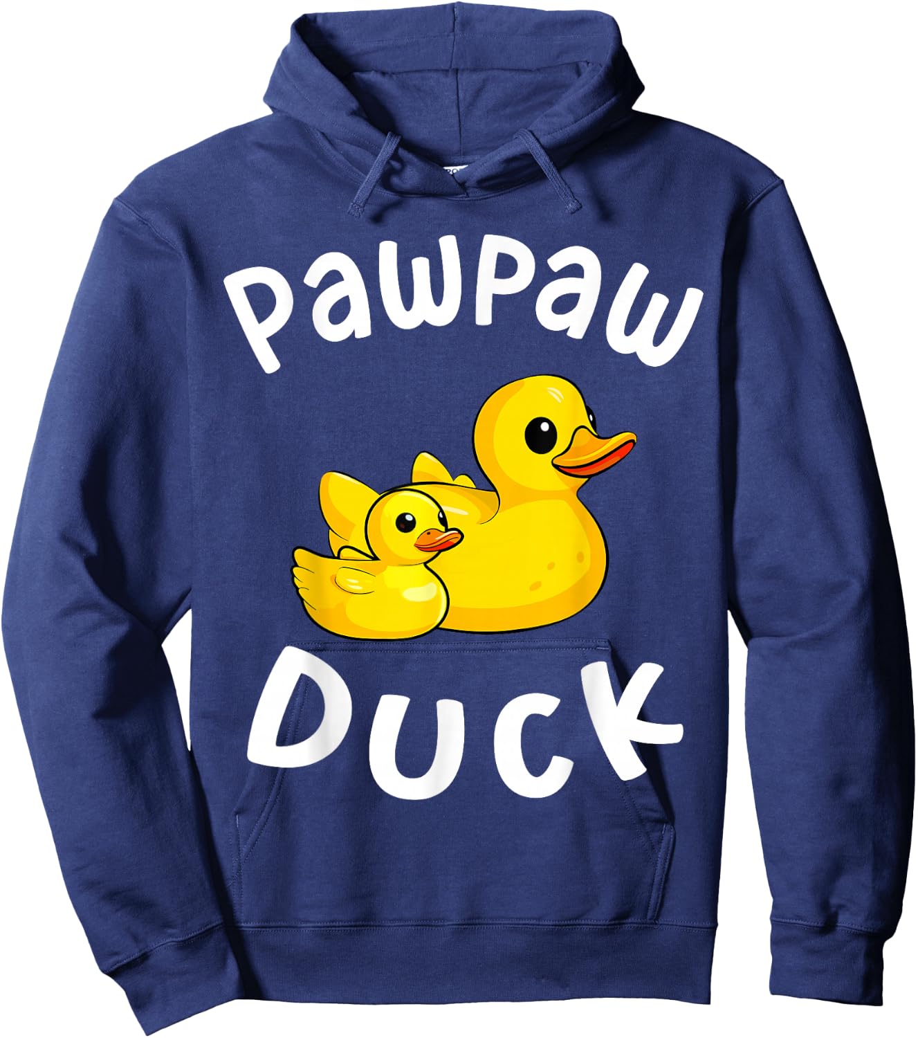 Pawpaw Duck Birthday Rubber Duck Kids Family Matching Hoodie - Hoodie | Navy