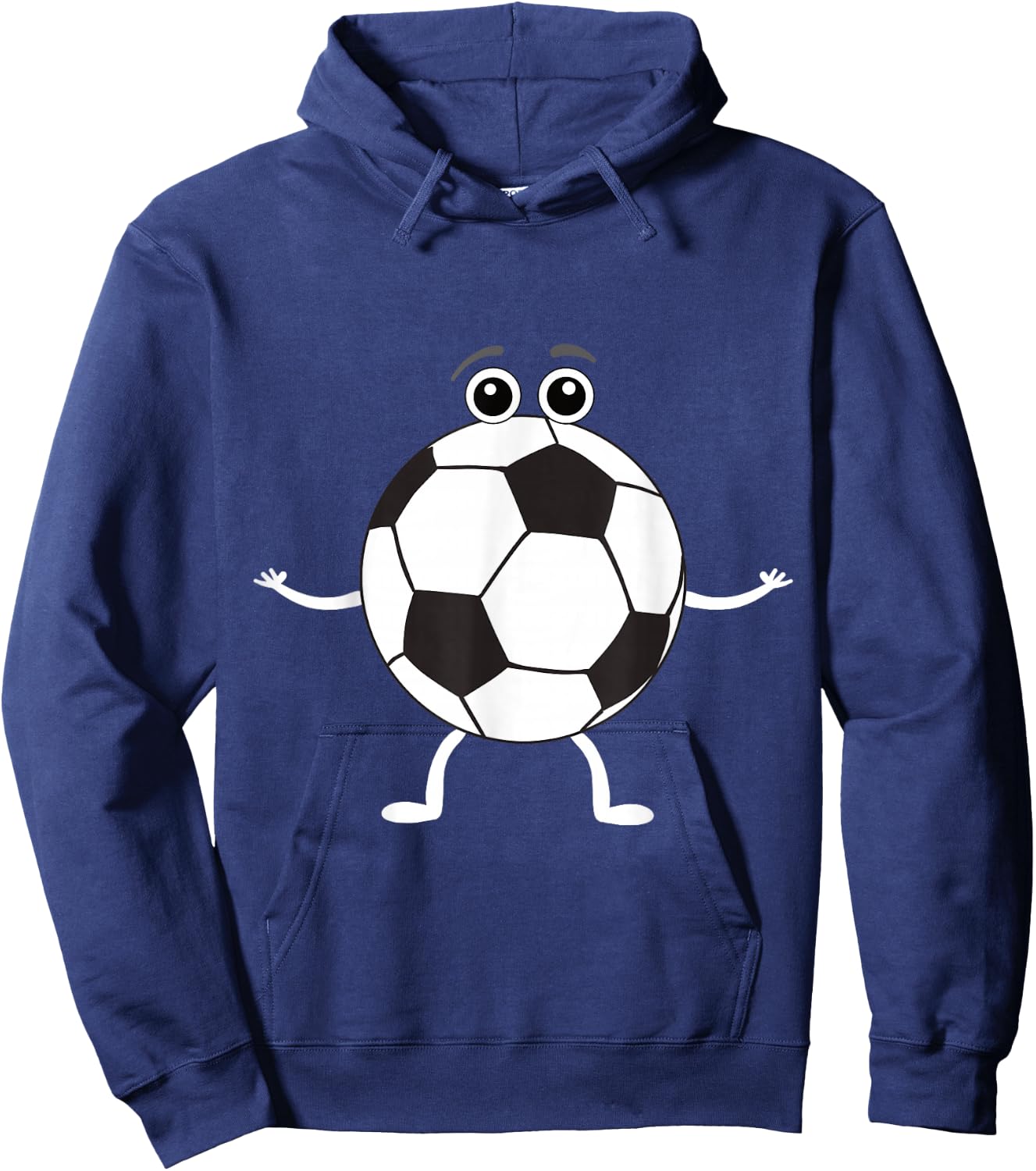 Lustiges Kostüm für Fußballspieler Fußball Kostüm Fußball Hoodie - Hoodie | Navy
