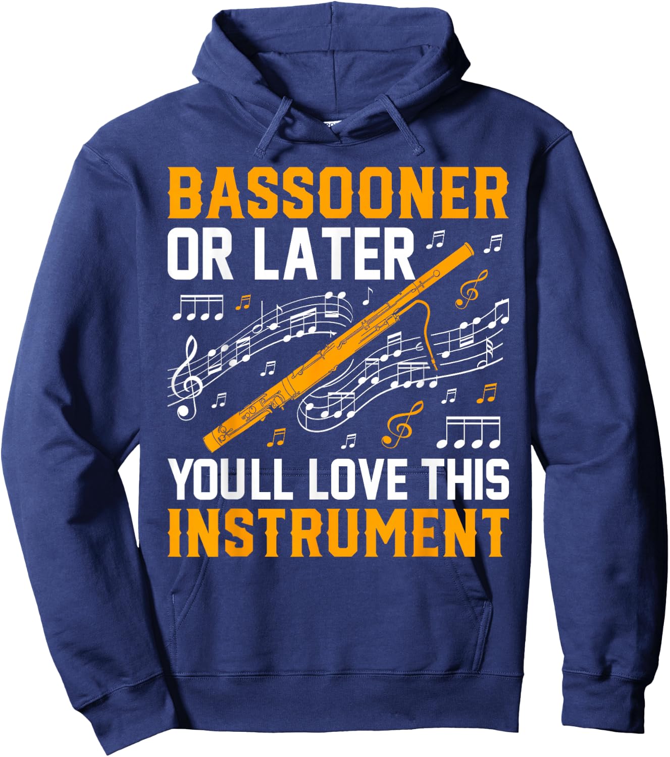 Bassoon Player Music Orchestra Bassoon & Bassoonist Hoodie - Hoodie | Navy