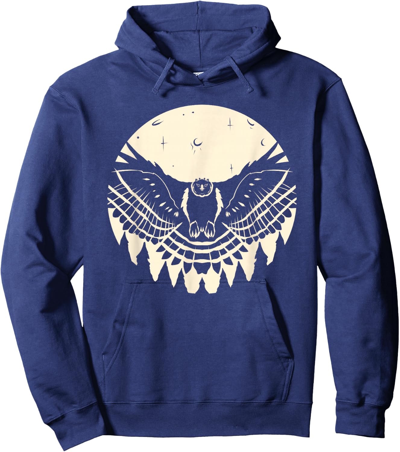 Harpyie Vor Dem Mond Greifvogel Adler Vogel Harpy Eagle Hoodie - Hoodie | Navy