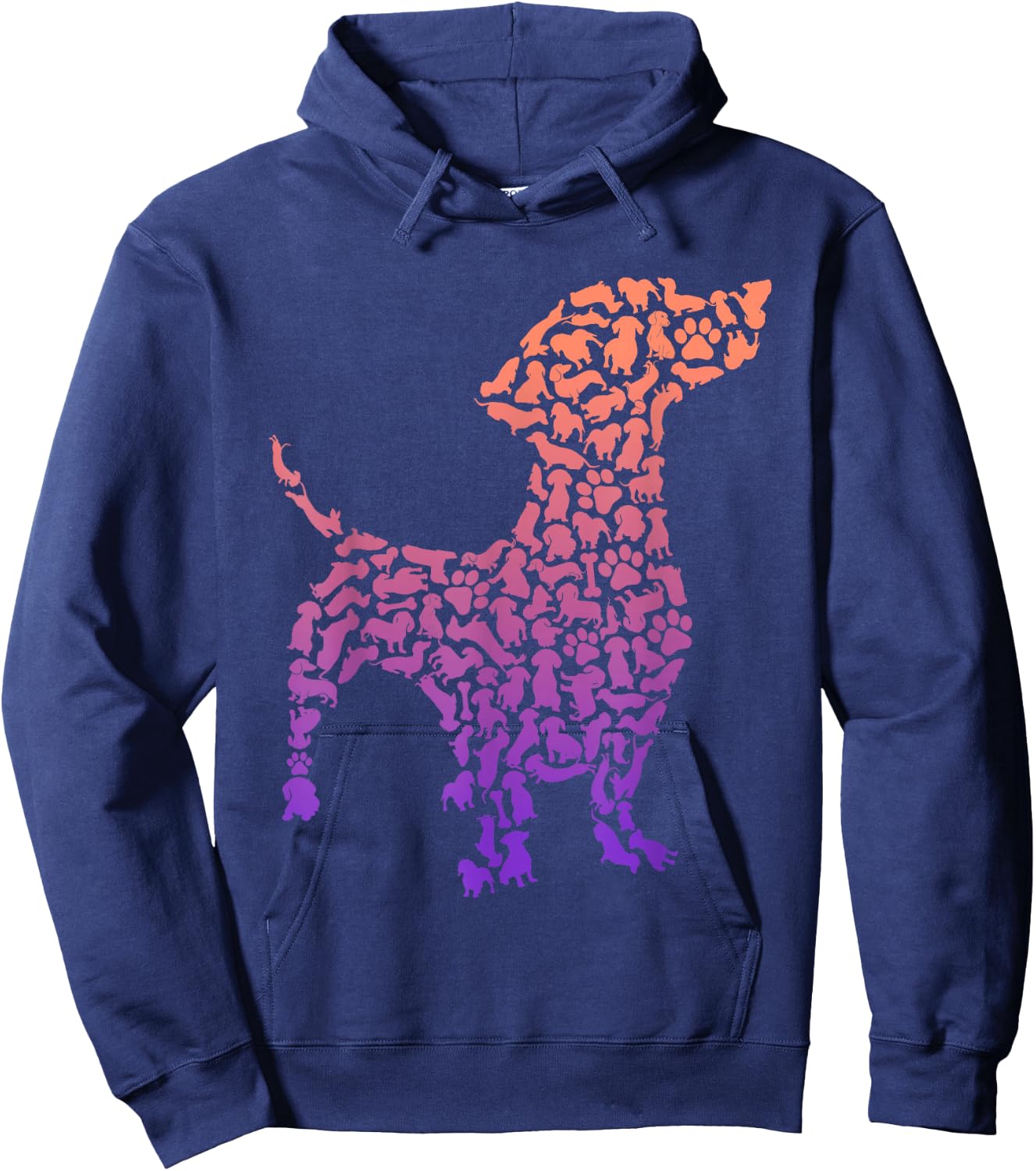 Dackel Mama Dachshund Liebhaber Kinder Frauen Teckel Mädchen Hoodie - Hoodie | Navy
