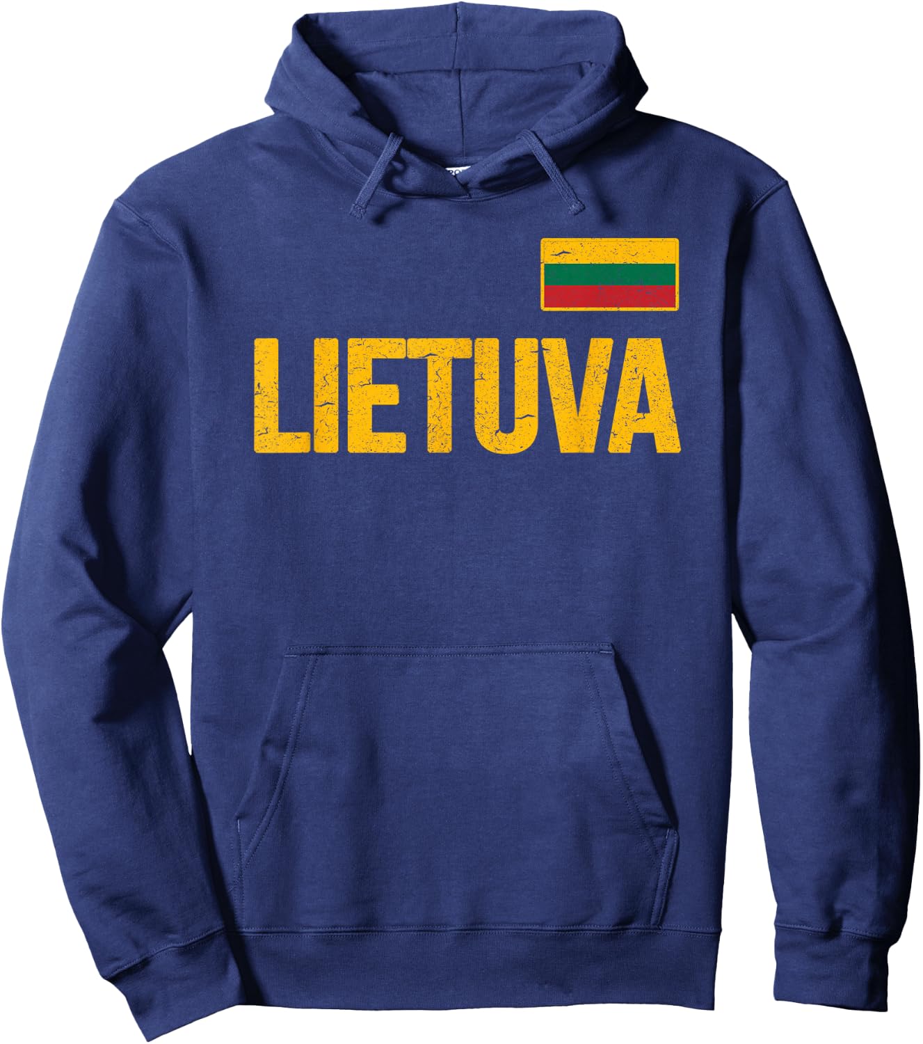 Lithuania Lithuanian Flag Lietuva Souvenir Love Gift Hoodie - Hoodie | Navy