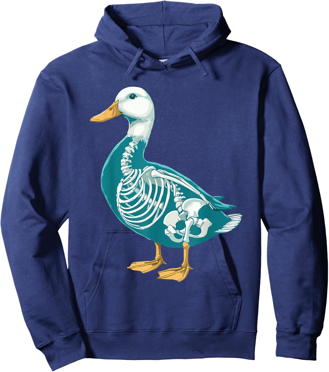 X-ray Duck Body Anatomy Radiography Skeleton Hoodie - Hoodie | Navy