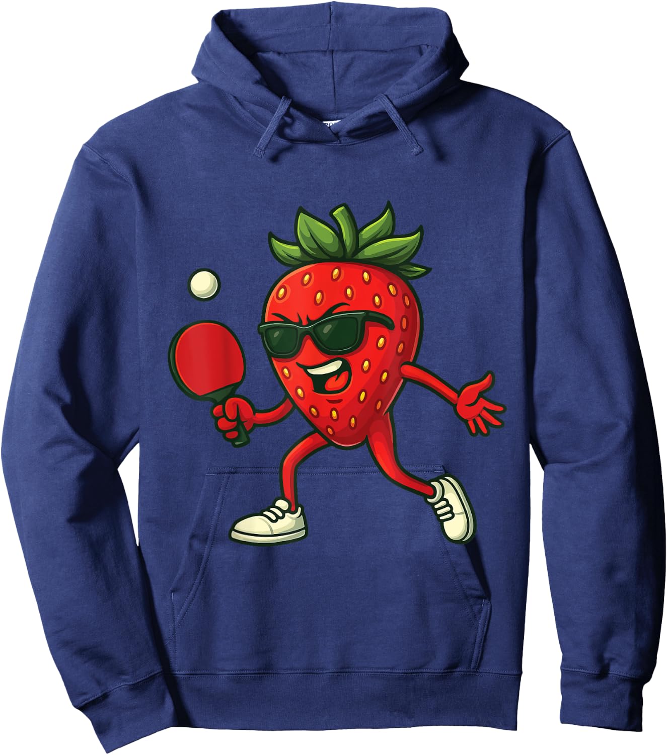 Tennis de Table Fraise Hoodie - Hoodie | Navy