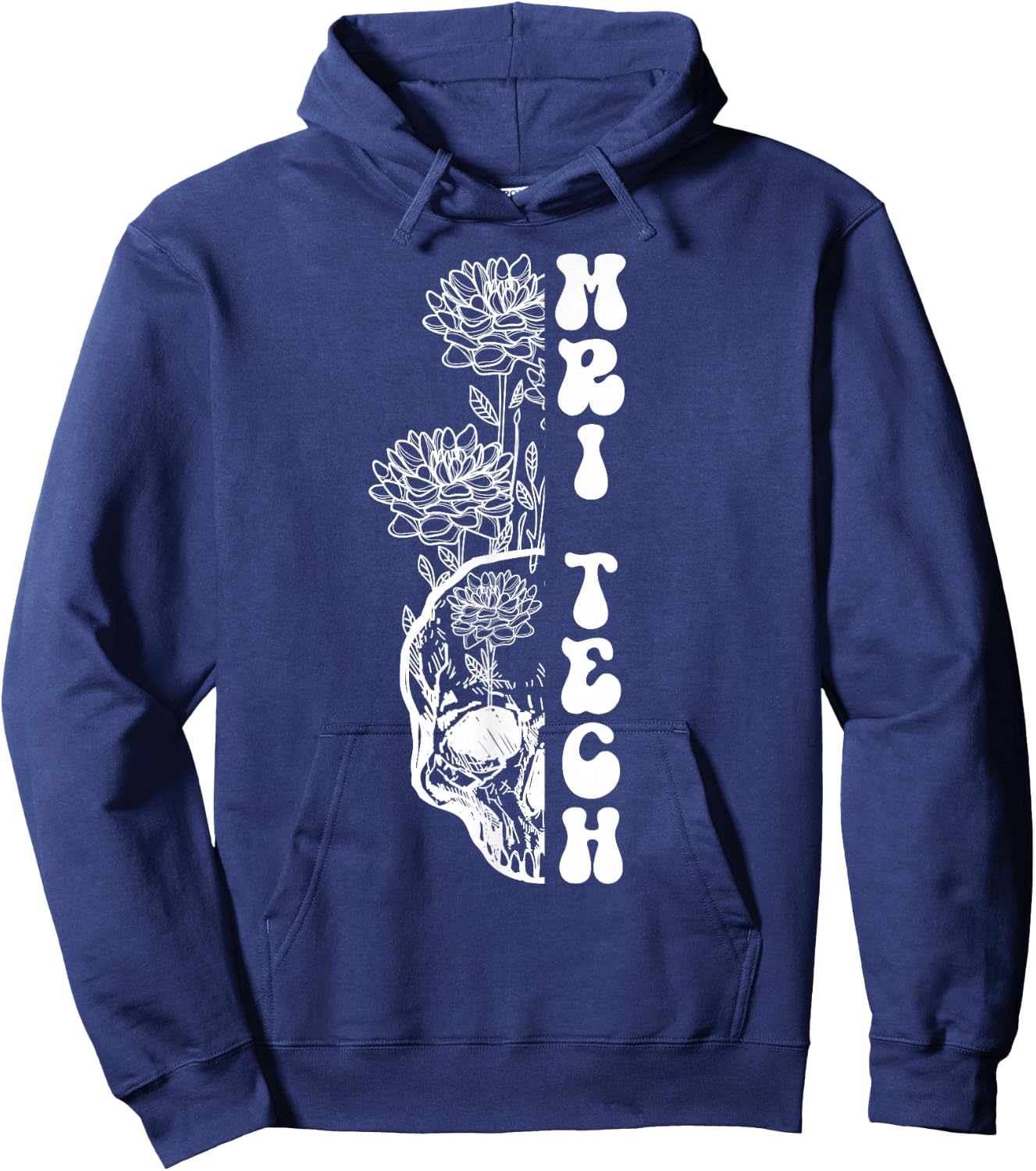 Groovy MRI Tech MRI Technologist Hoodie - Hoodie | Navy