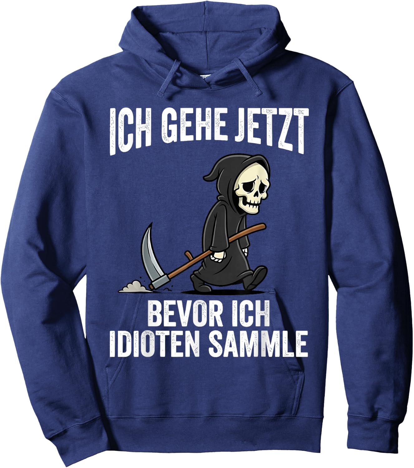 ich gehe jetzt Bevor ich idioten sammle Hoodie - Hoodie | Navy