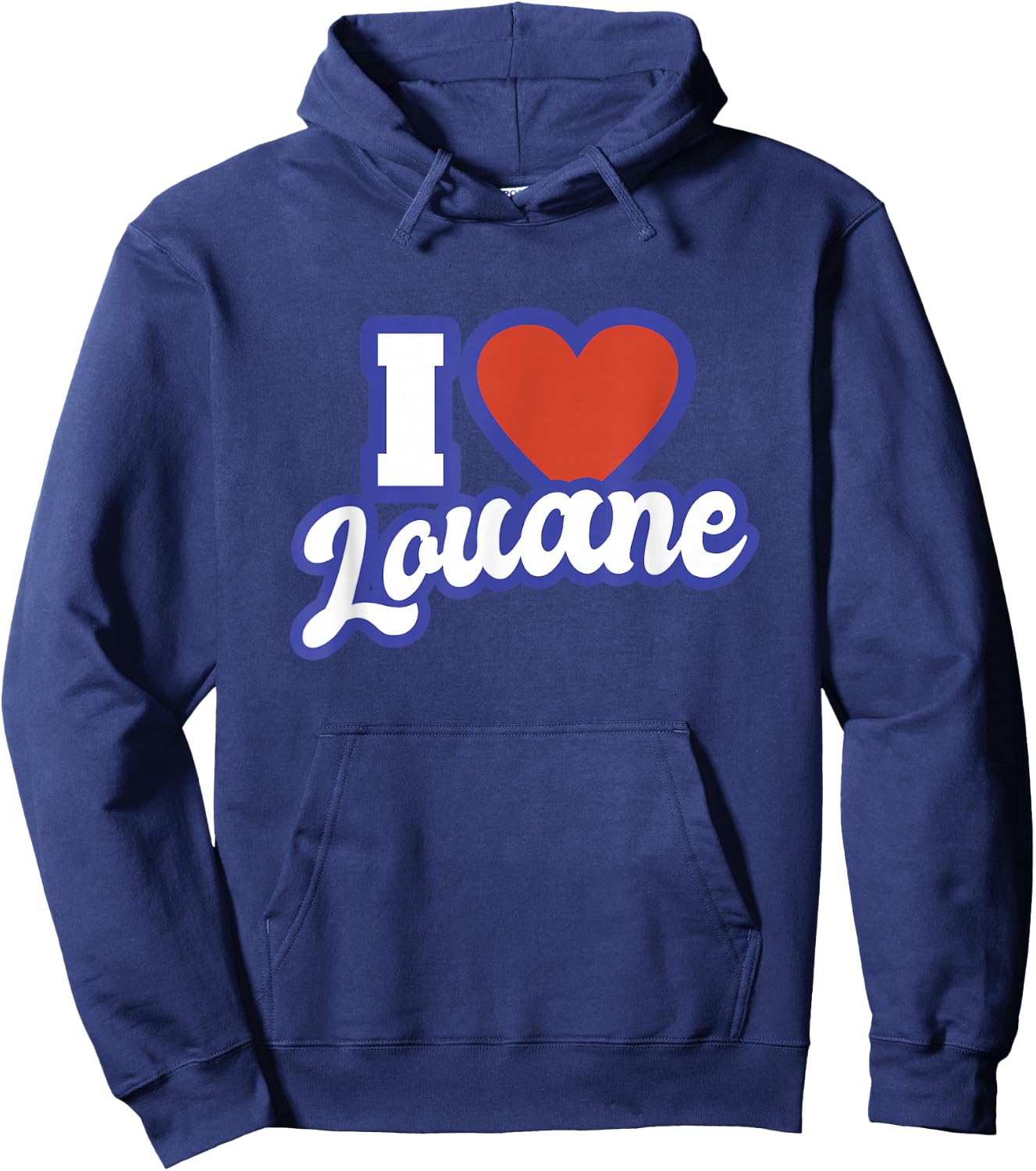 J'aime Louane , Black, S Hoodie - Hoodie | Navy