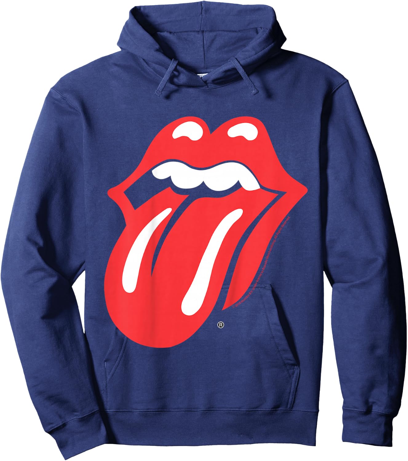 Children's The Classic Tongue of the Rolling Stones, black Hoodie - Hoodie | Navy