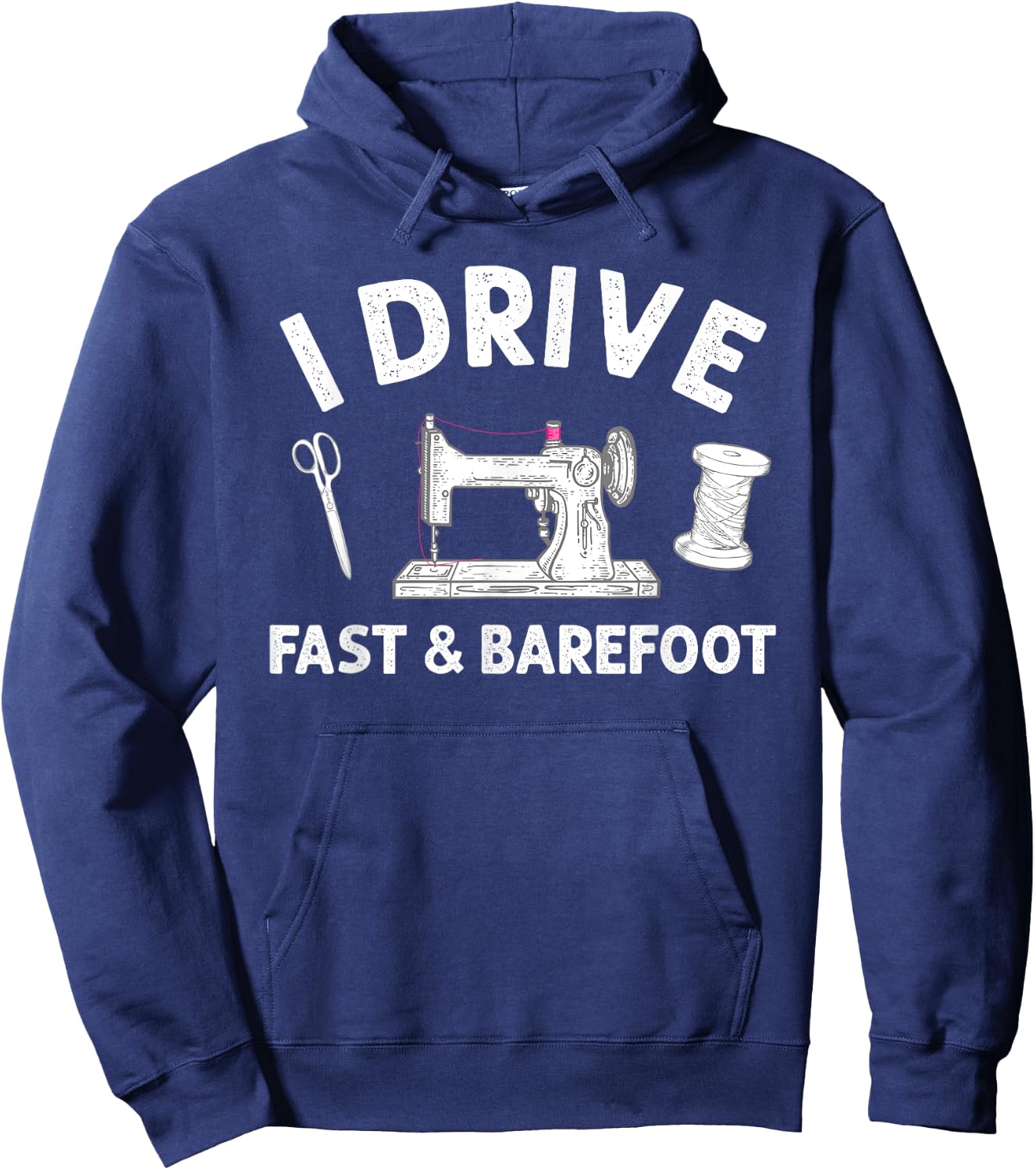 Funny Sewing Knitting Quilting For Sewer Quilter Women Girls Hoodie - Hoodie | Navy