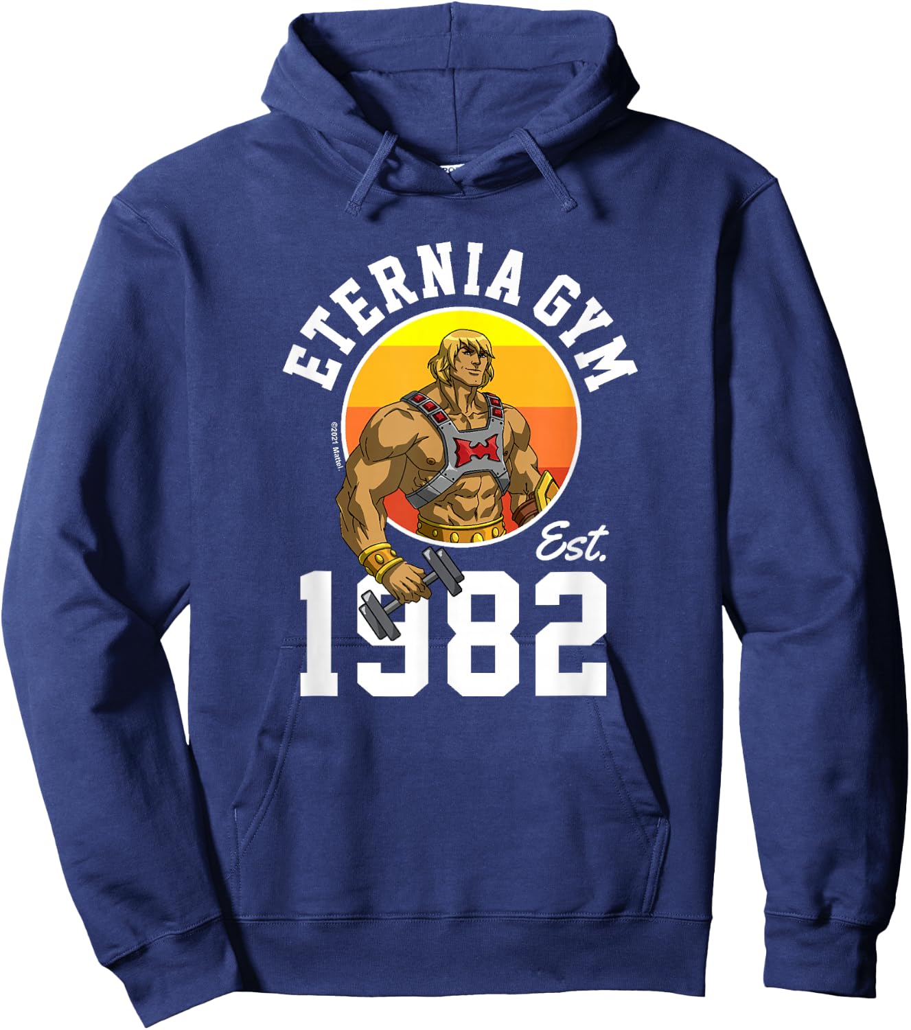 Masters Of The Universe Revelation - He-Man Eternia Gym 1982 Hoodie - Hoodie | Navy