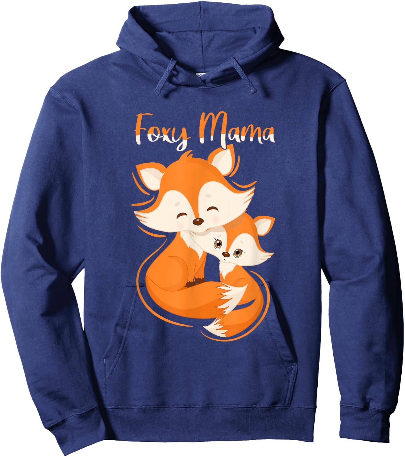 Foxy Mama for Mother's Day with Fox Hoodie - Hoodie | Navy
