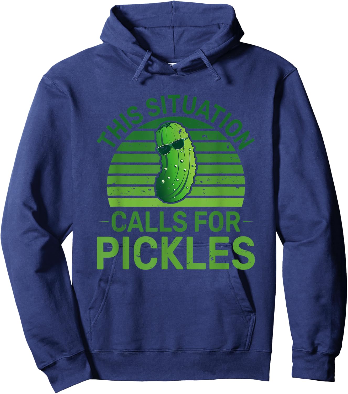 Funny Pickle This Situation Calls For Pickles Men Hoodie - Hoodie | Navy