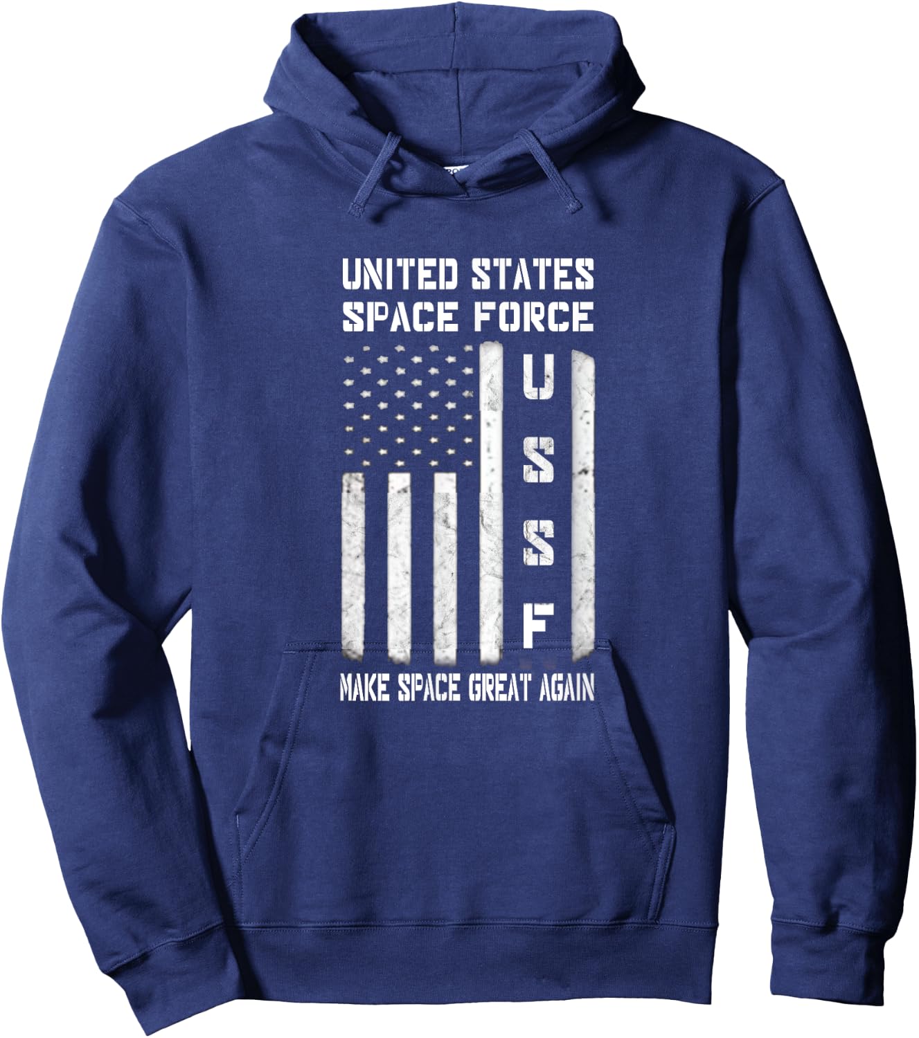 United States Space Force Make Space Great Again Shirt Hoodie - Hoodie | Navy