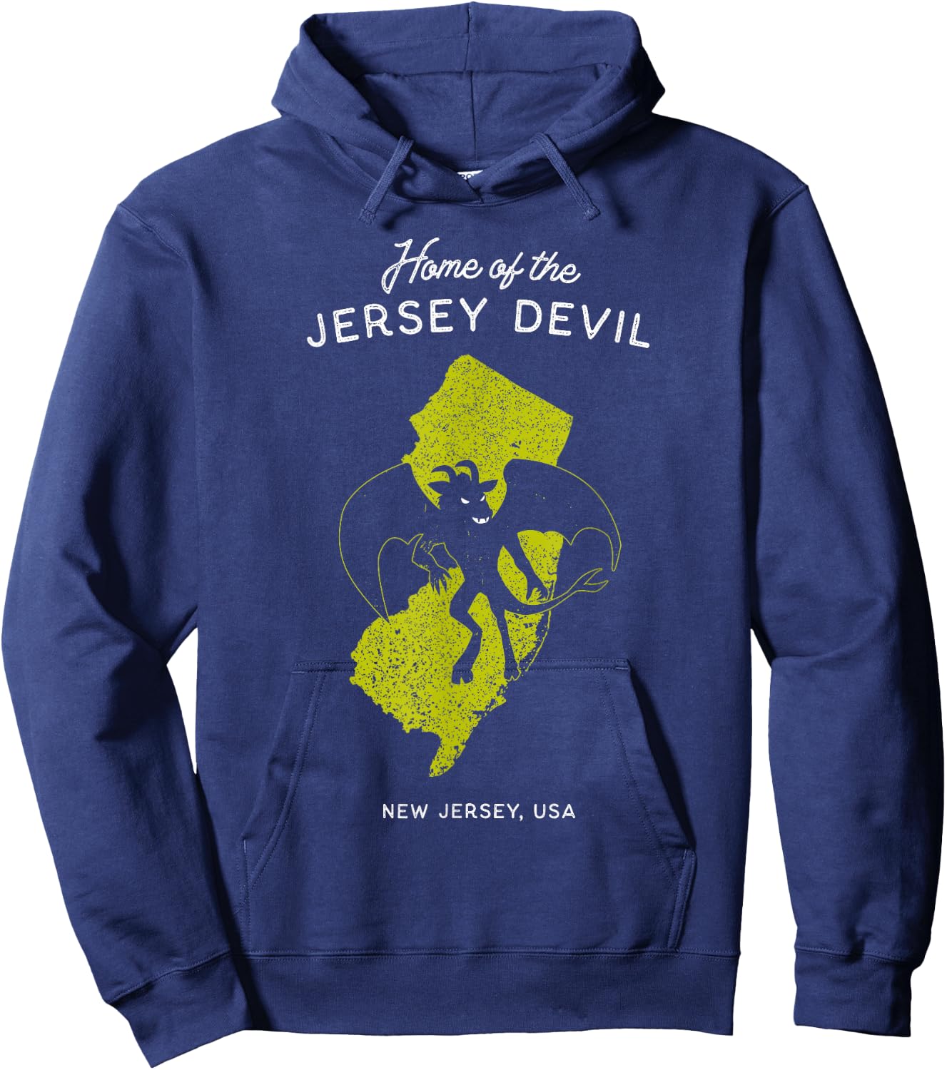 Home of the Jersey Devil - New Jersey, USA Hoodie - Hoodie | Navy