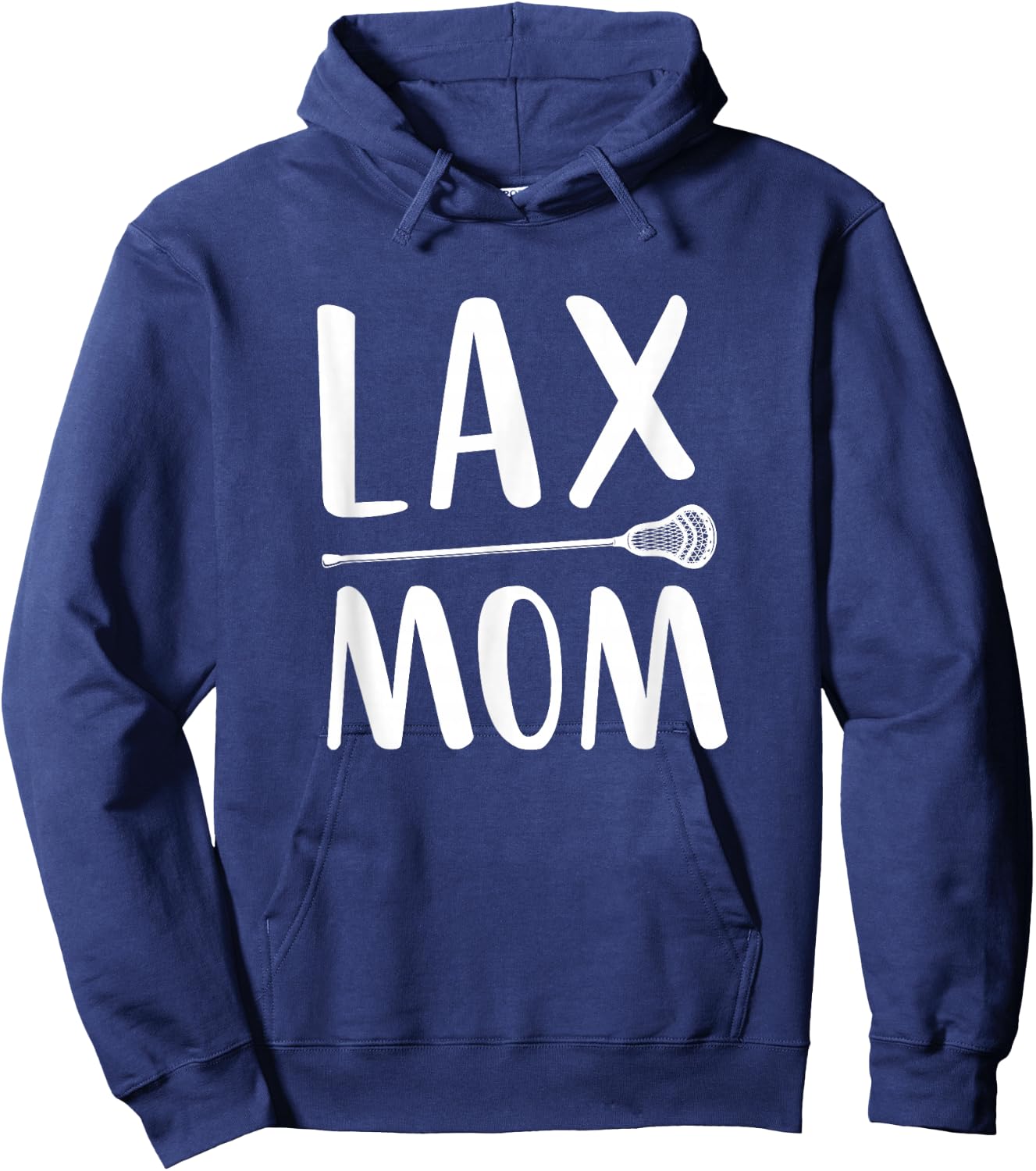 Lax Mom Lacrosse Mom Mother Hoodie - Hoodie | Navy