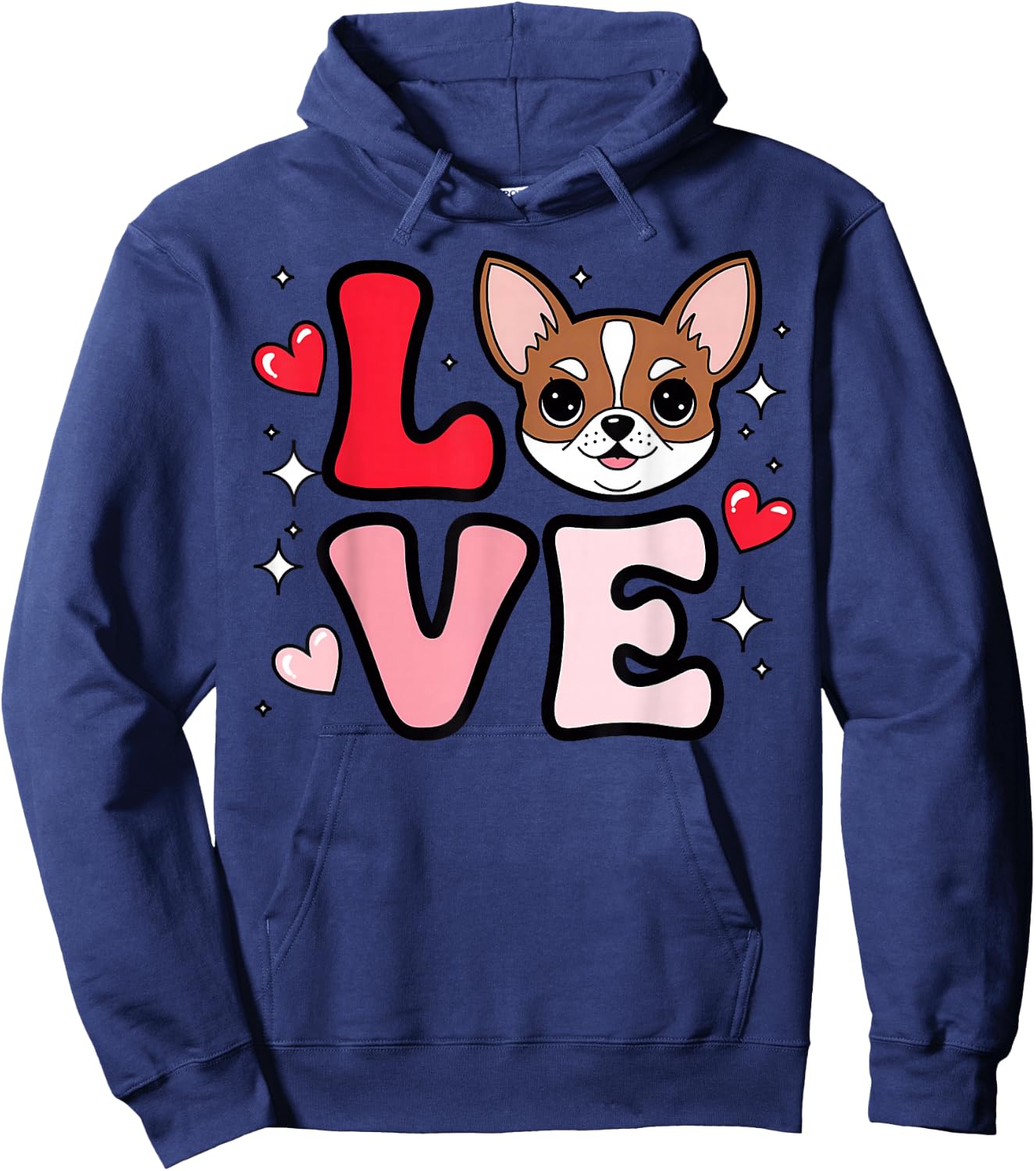 Chihuahua Love Cute Chichi Puppy Dog Mom Girls Women Hoodie - Hoodie | Navy