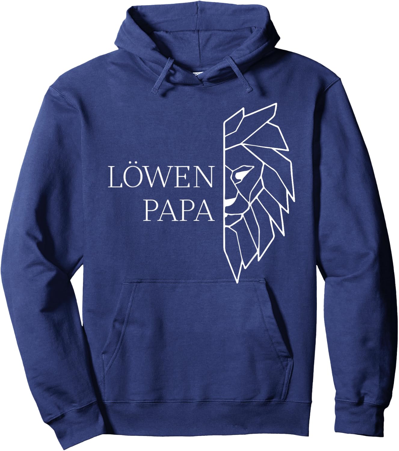 löwen Papa Hoodie - Hoodie | Navy