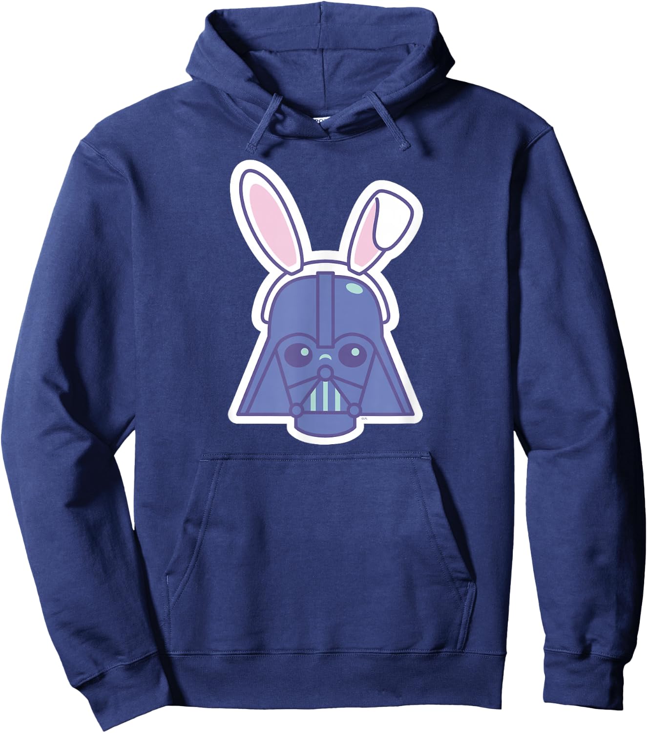 Star Wars Darth Vader Sticker Style Rabbit Ears Easter Bunny Hoodie - Hoodie | Navy