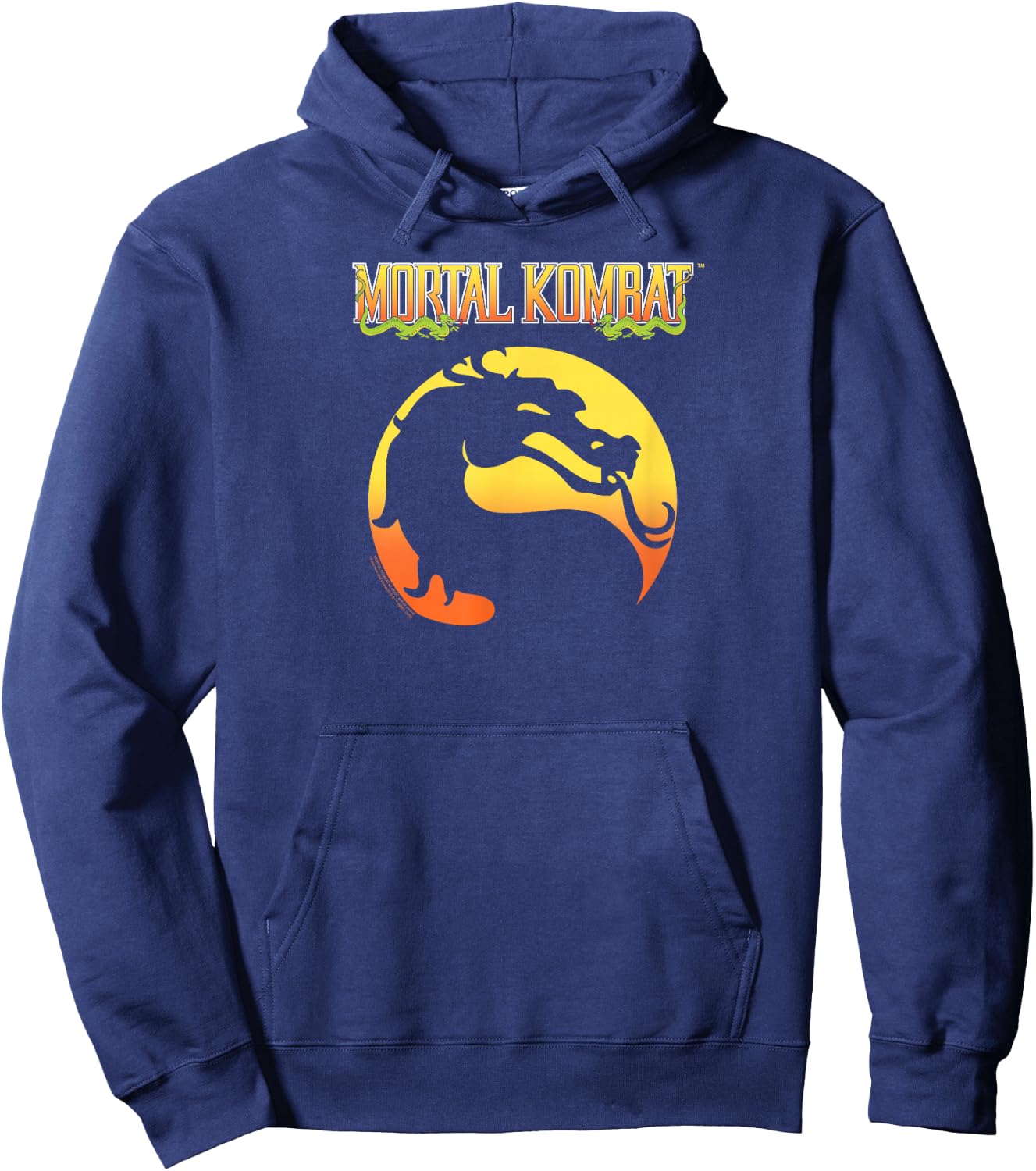 Mortal Kombat Klassic Logo Hoodie - Hoodie | Navy