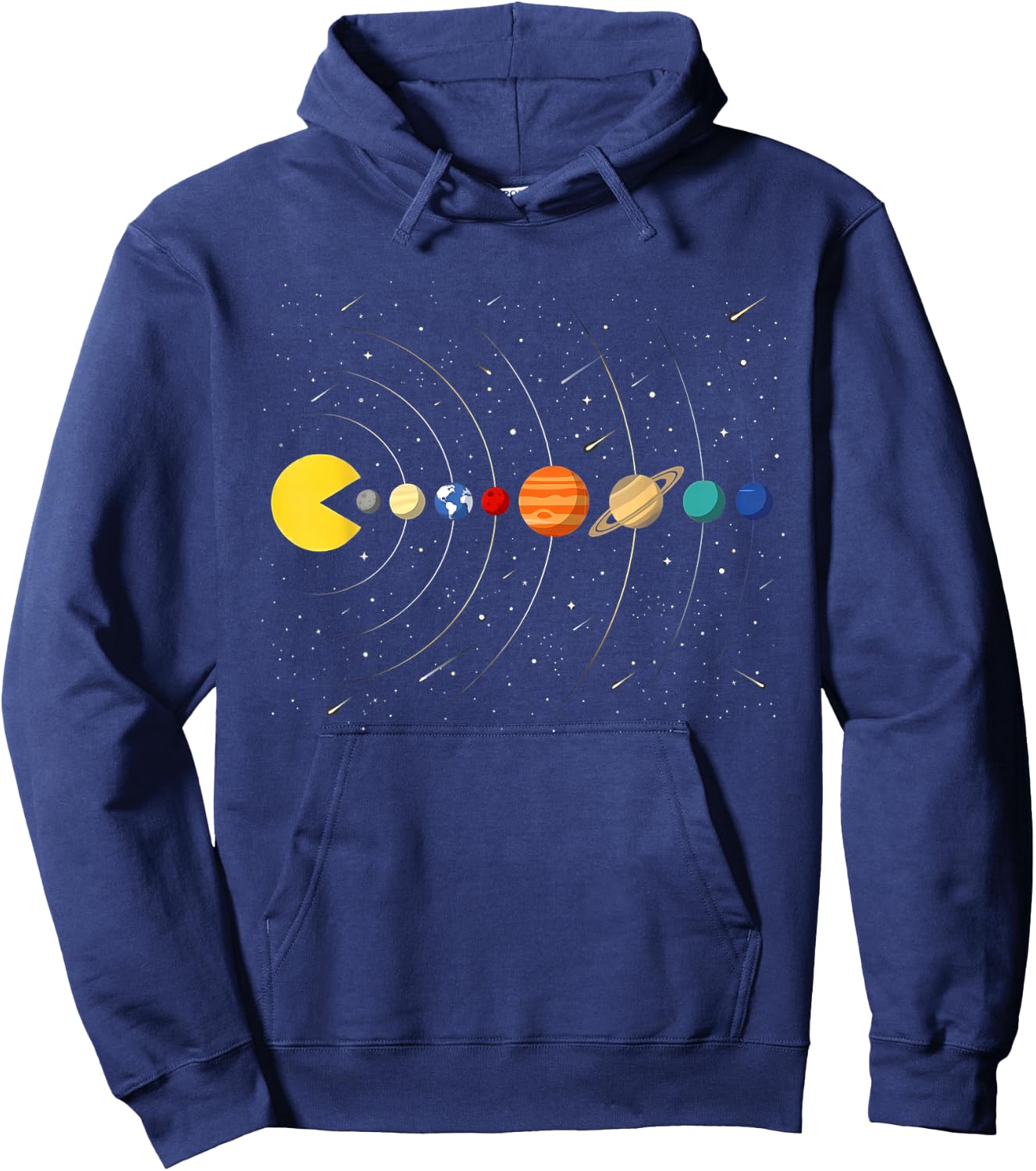 Funny Solar System Astronauts Space Video Game Gift Men Boys Hoodie - Hoodie | Navy